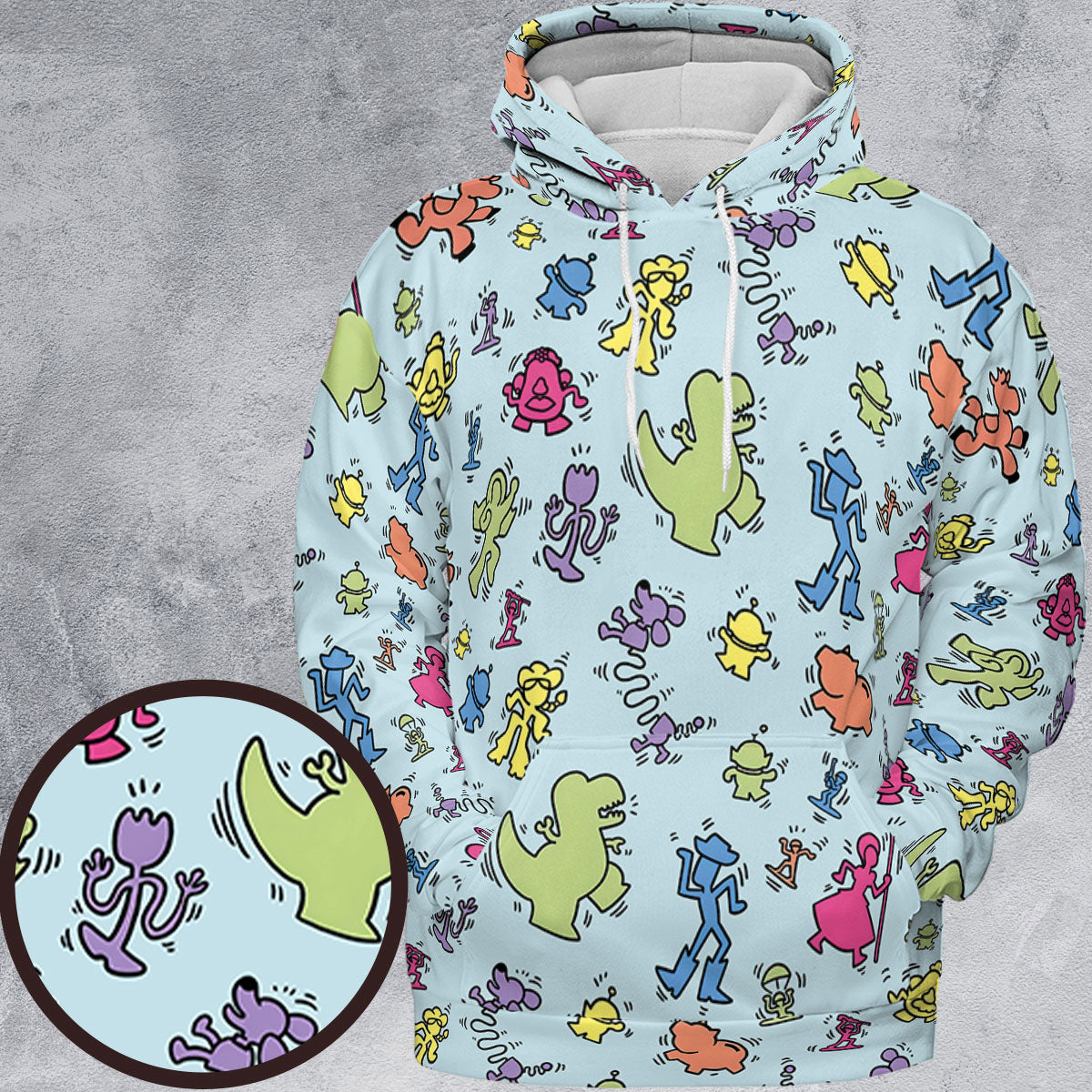 All-over Print Hoodie - RCDNREEP