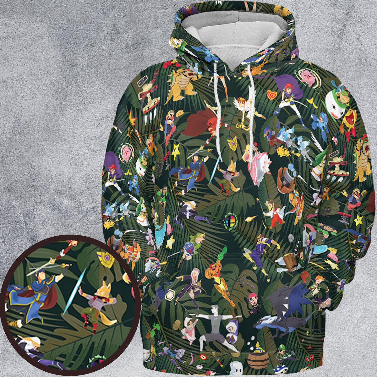 All-over Print Hoodie - K34QJR5Z