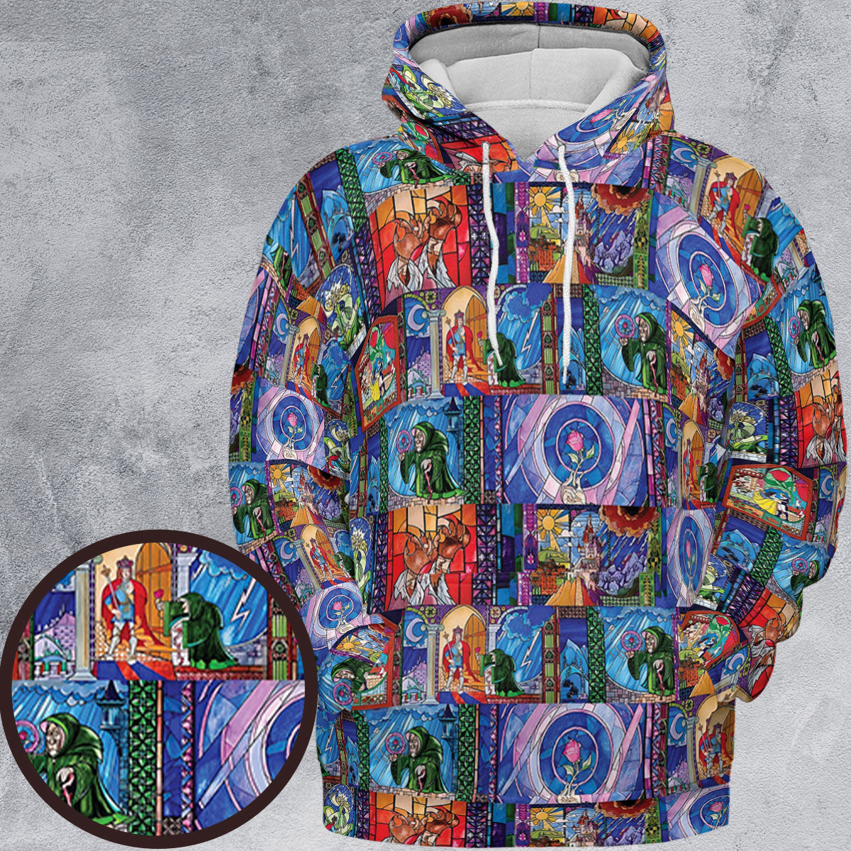 All-over Print Hoodie - YXY4W2UY