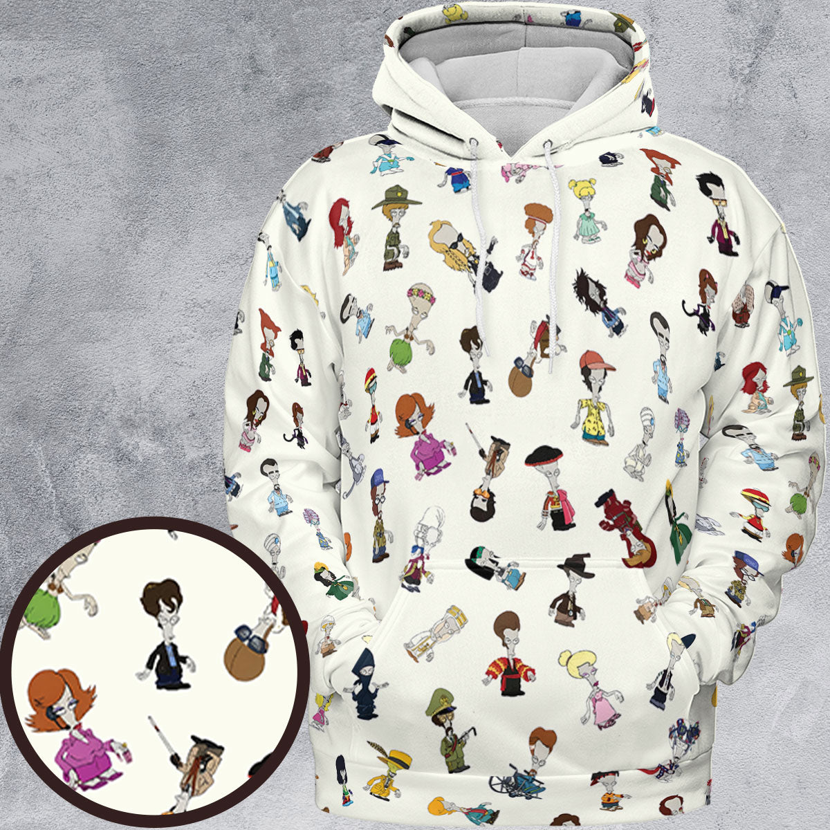 All-over Print Hoodie - NMT6D6RS