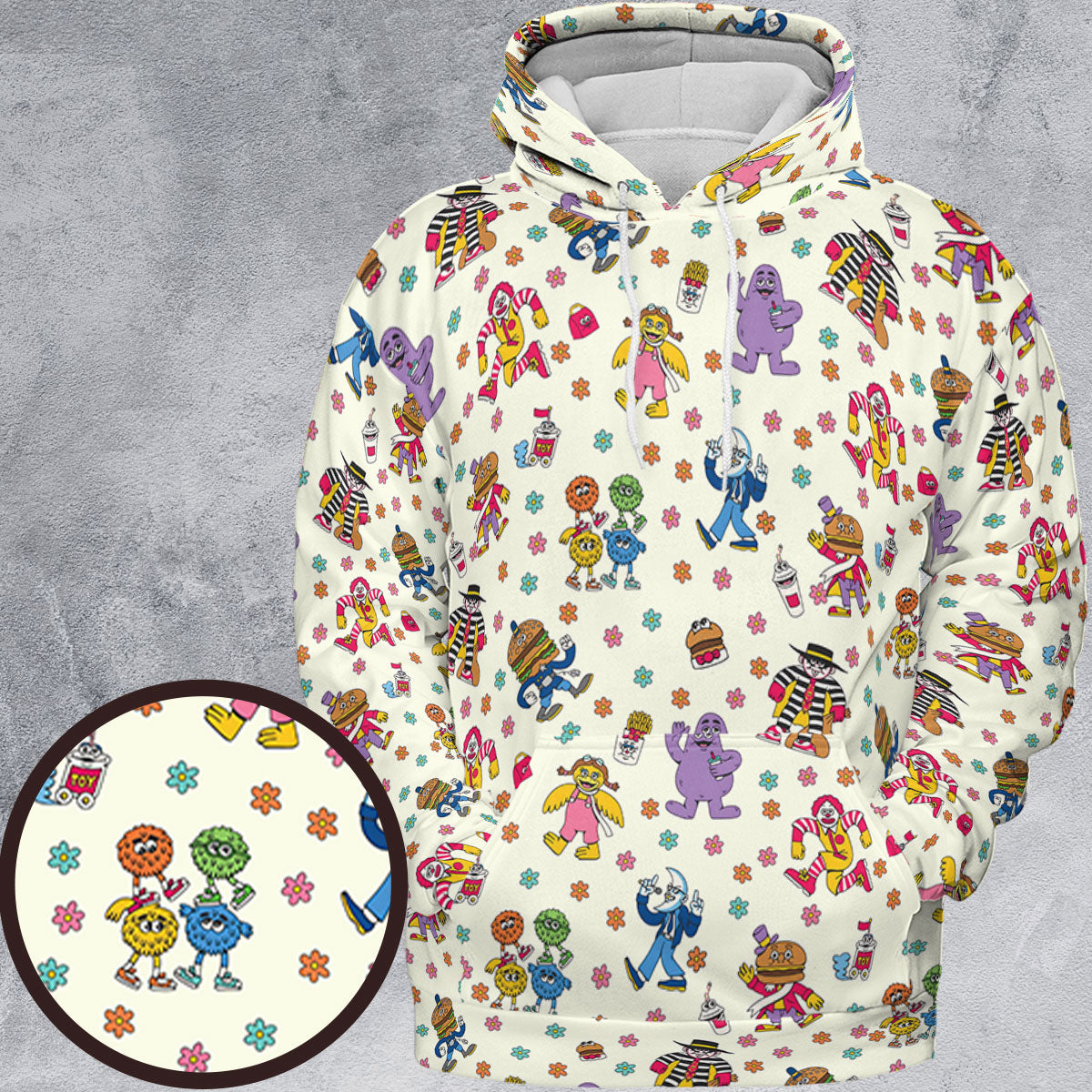 All-over Print Hoodie - 97HVTDQ5