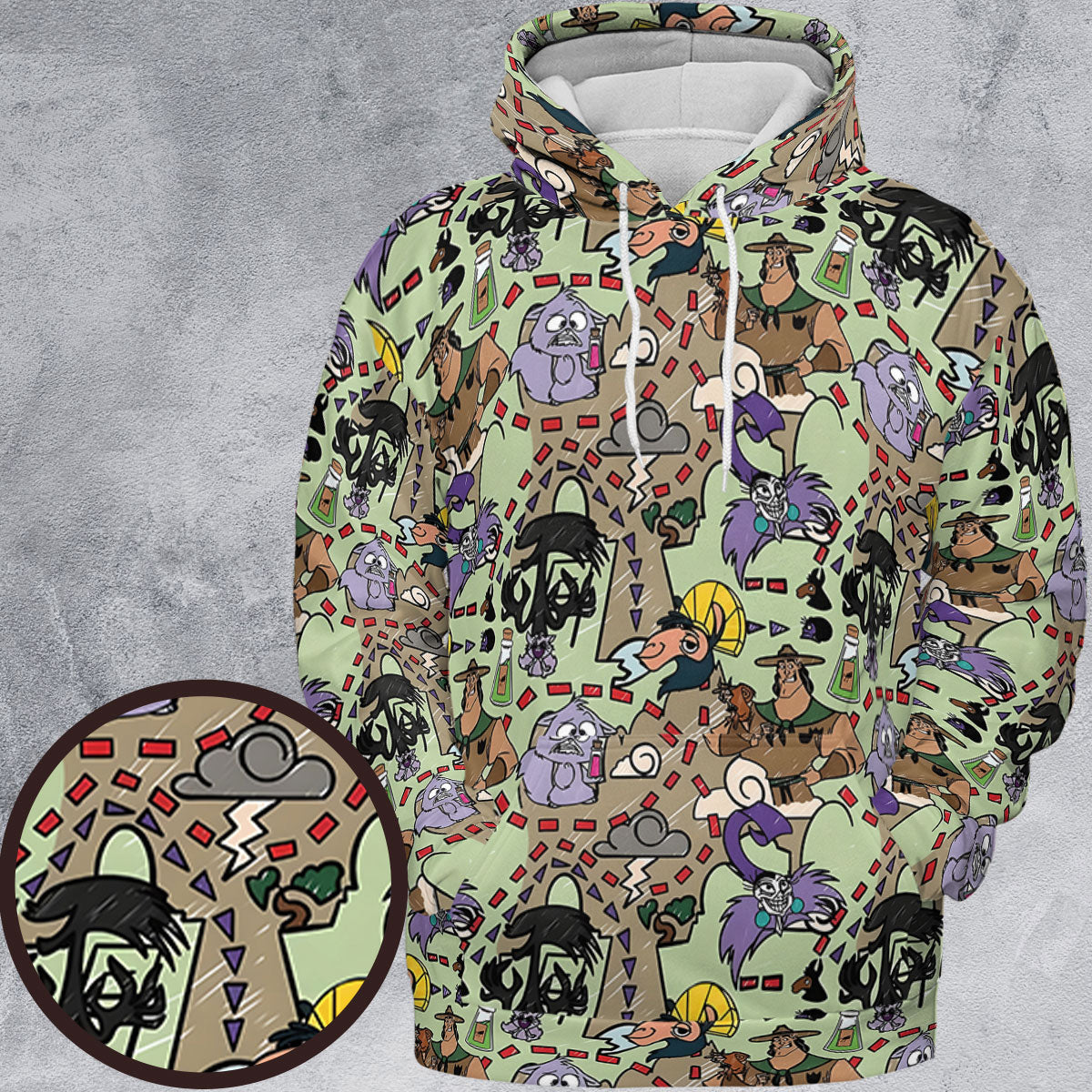 All-over Print Hoodie - 7X7SVB8P