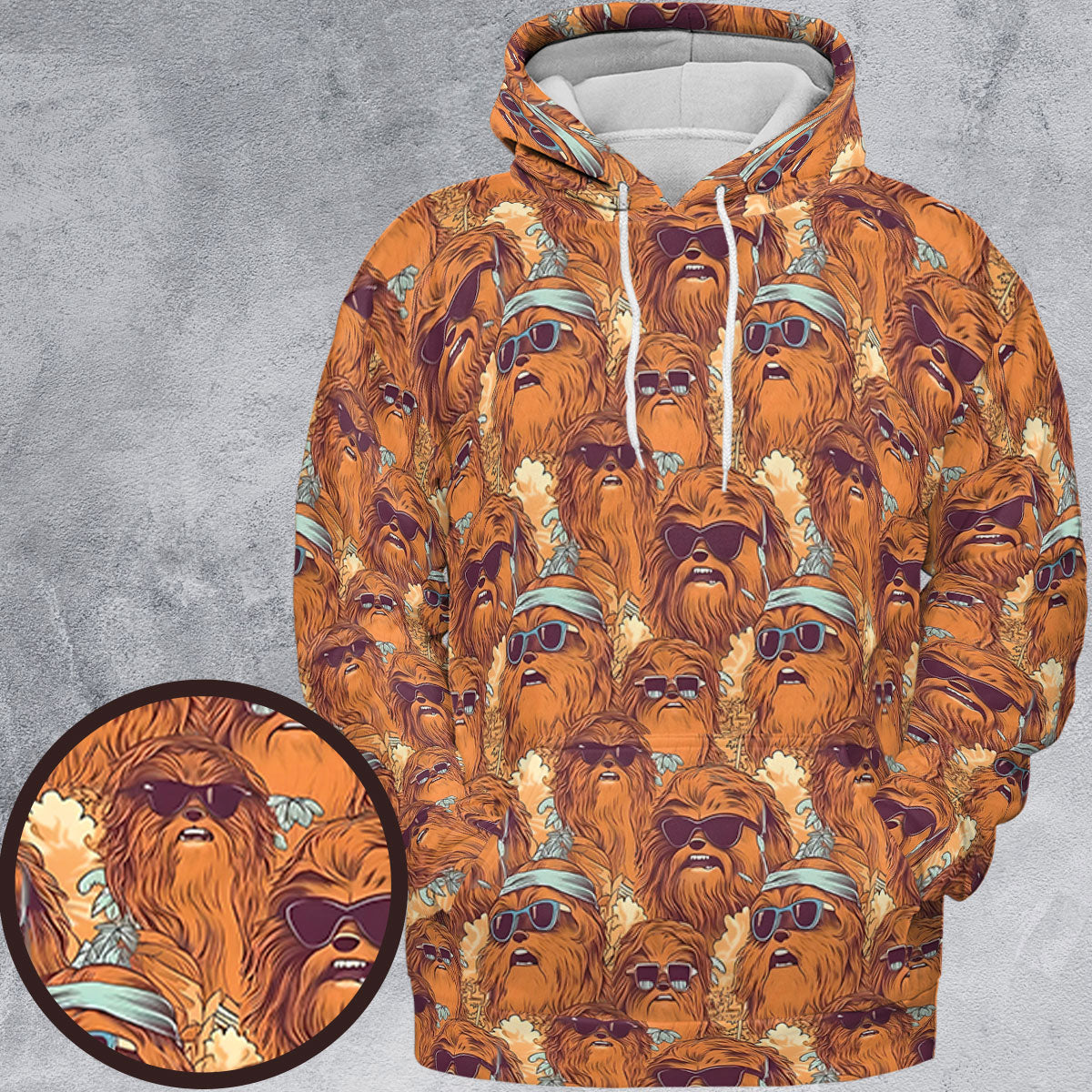 All-over Print Hoodie - E9T84TEP