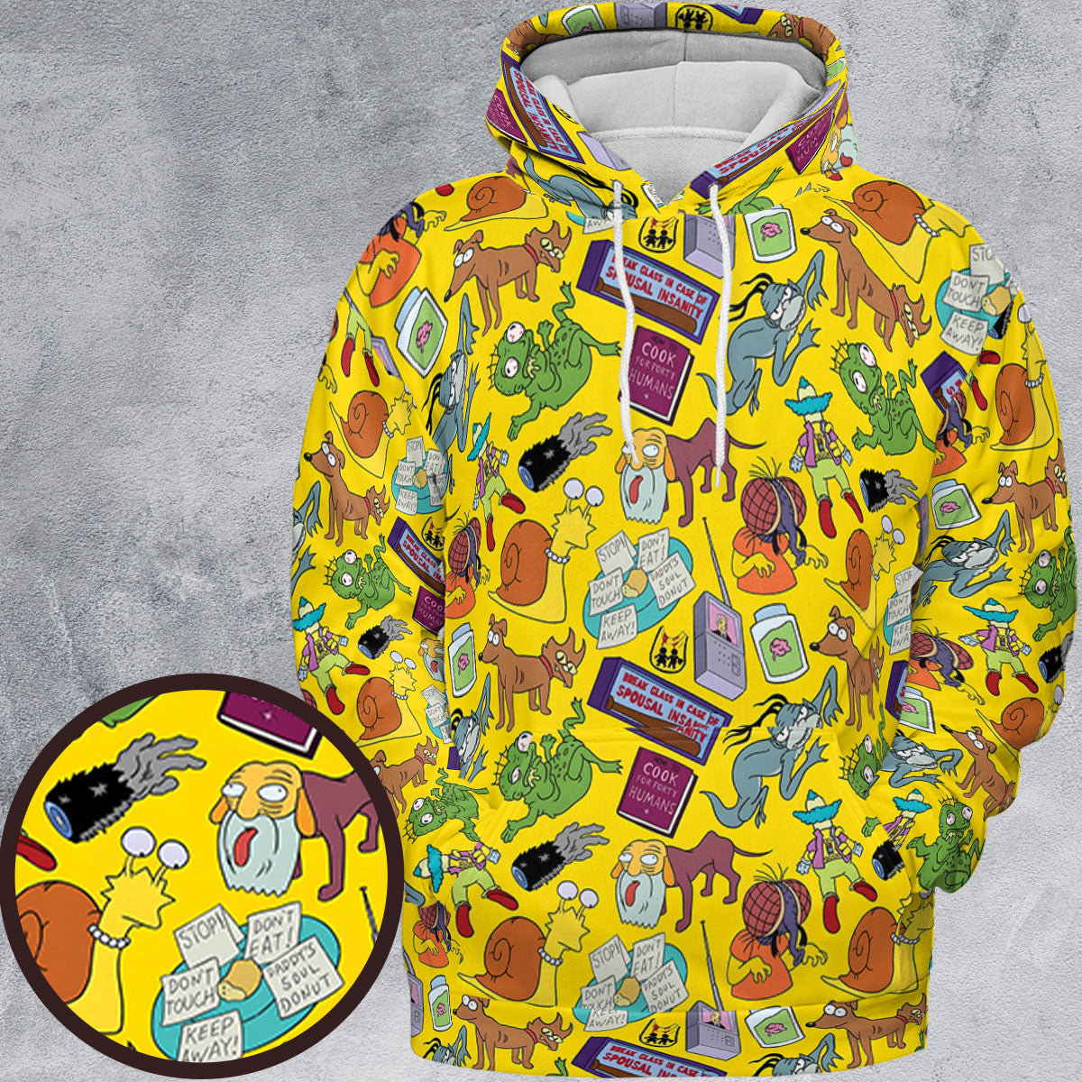 All-over Print Hoodie - CBB9PAZH