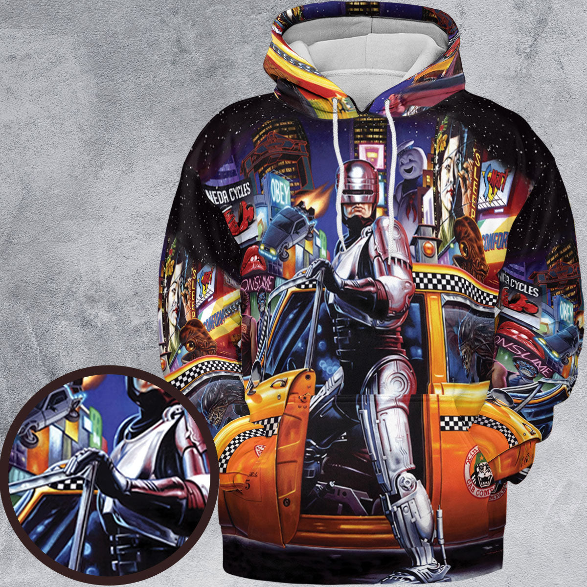 All-over Print Hoodie - 58SGT3JF
