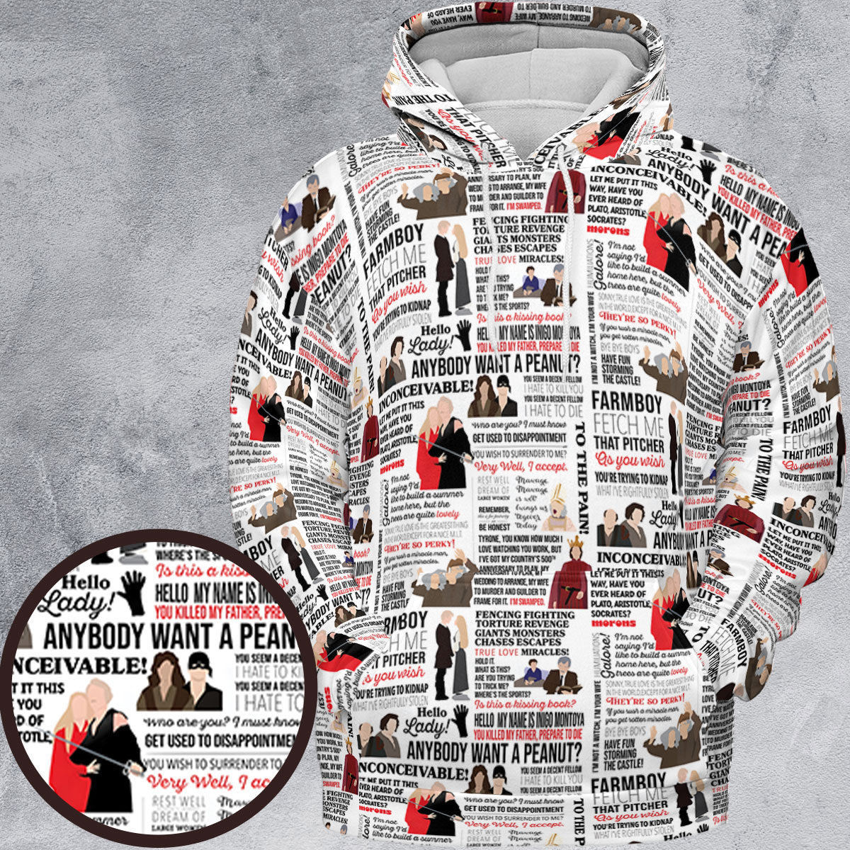 All-over Print Hoodie - 8R81WC6G