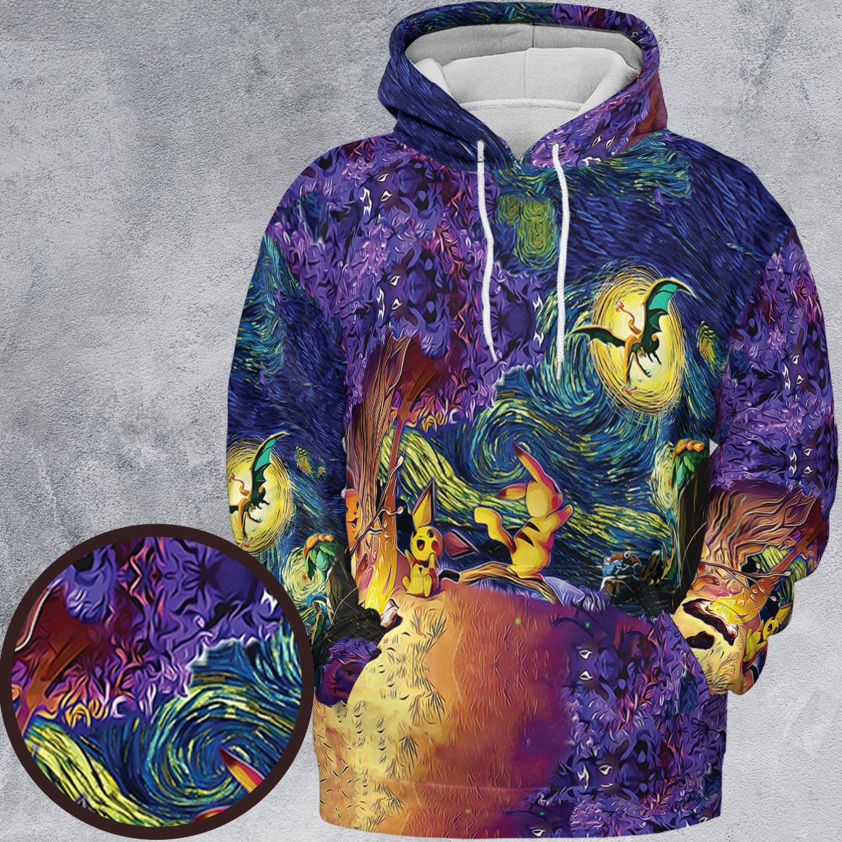 All-over Print Hoodie - ADJXVKYU