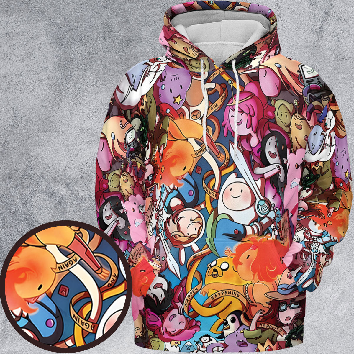 All-over Print Hoodie - M8HEAFRE