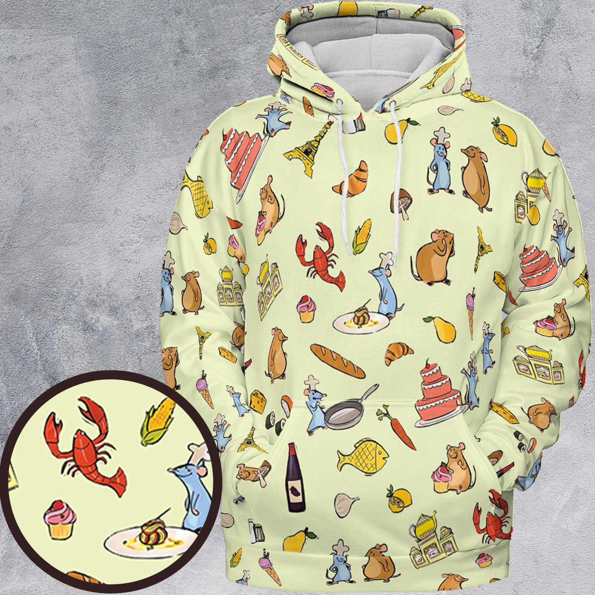 All-over Print Hoodie - RP9HQTDU