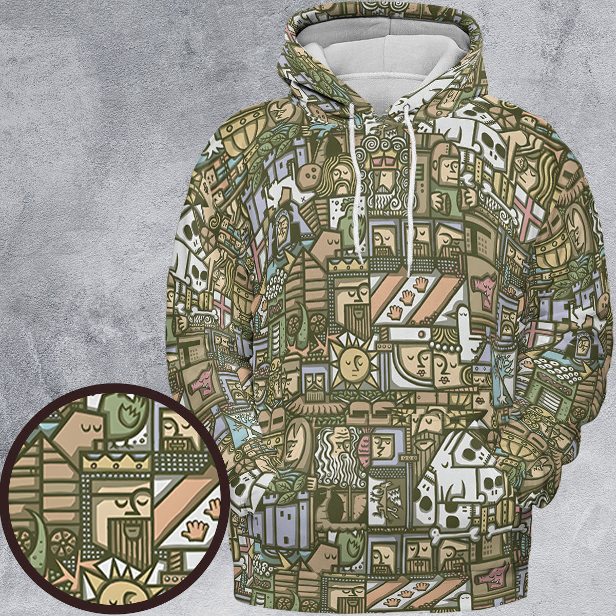 All-over Print Hoodie - 3AKVUCGV