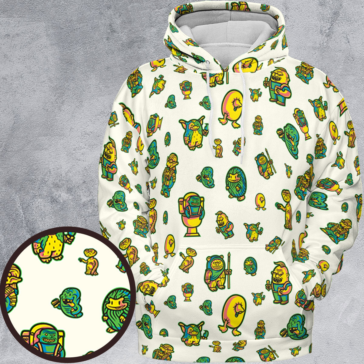 All-over Print Hoodie - U58A5DLB