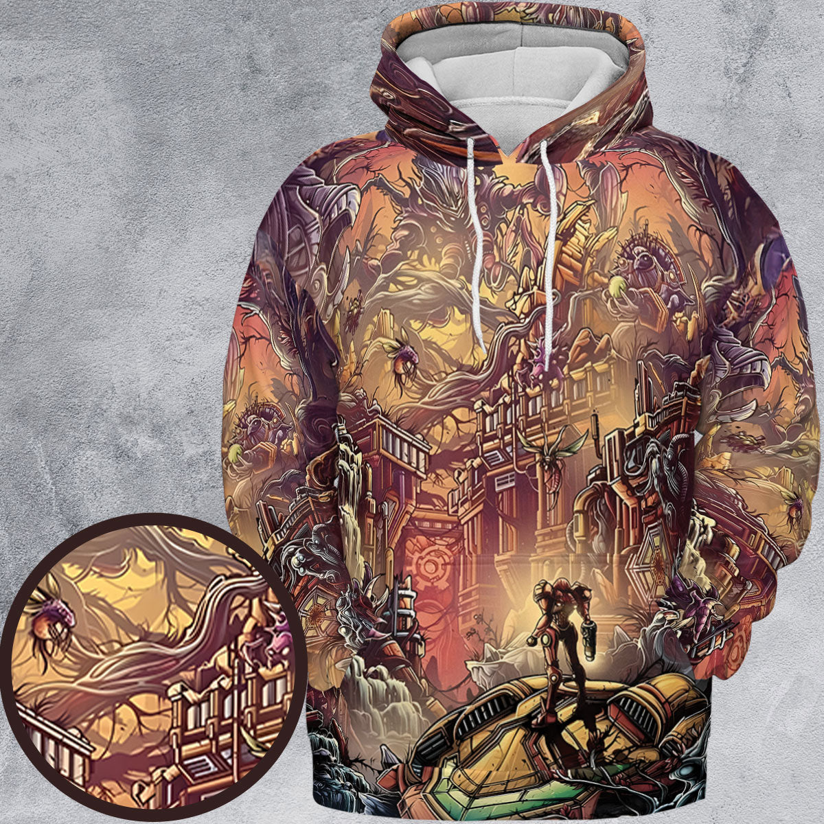 All-over Print Hoodie - QUWPW4E7