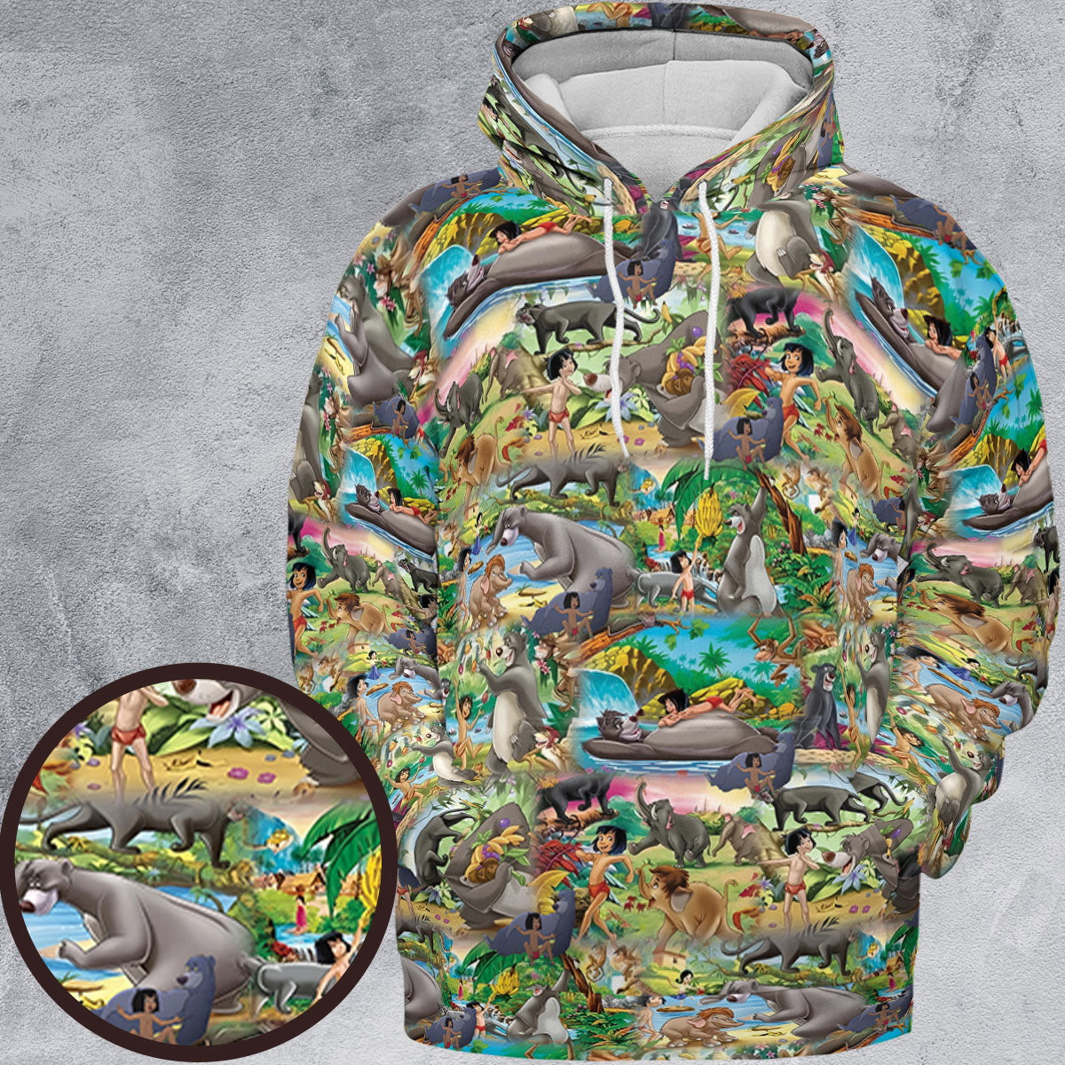 All-over Print Hoodie - 3A558NFH