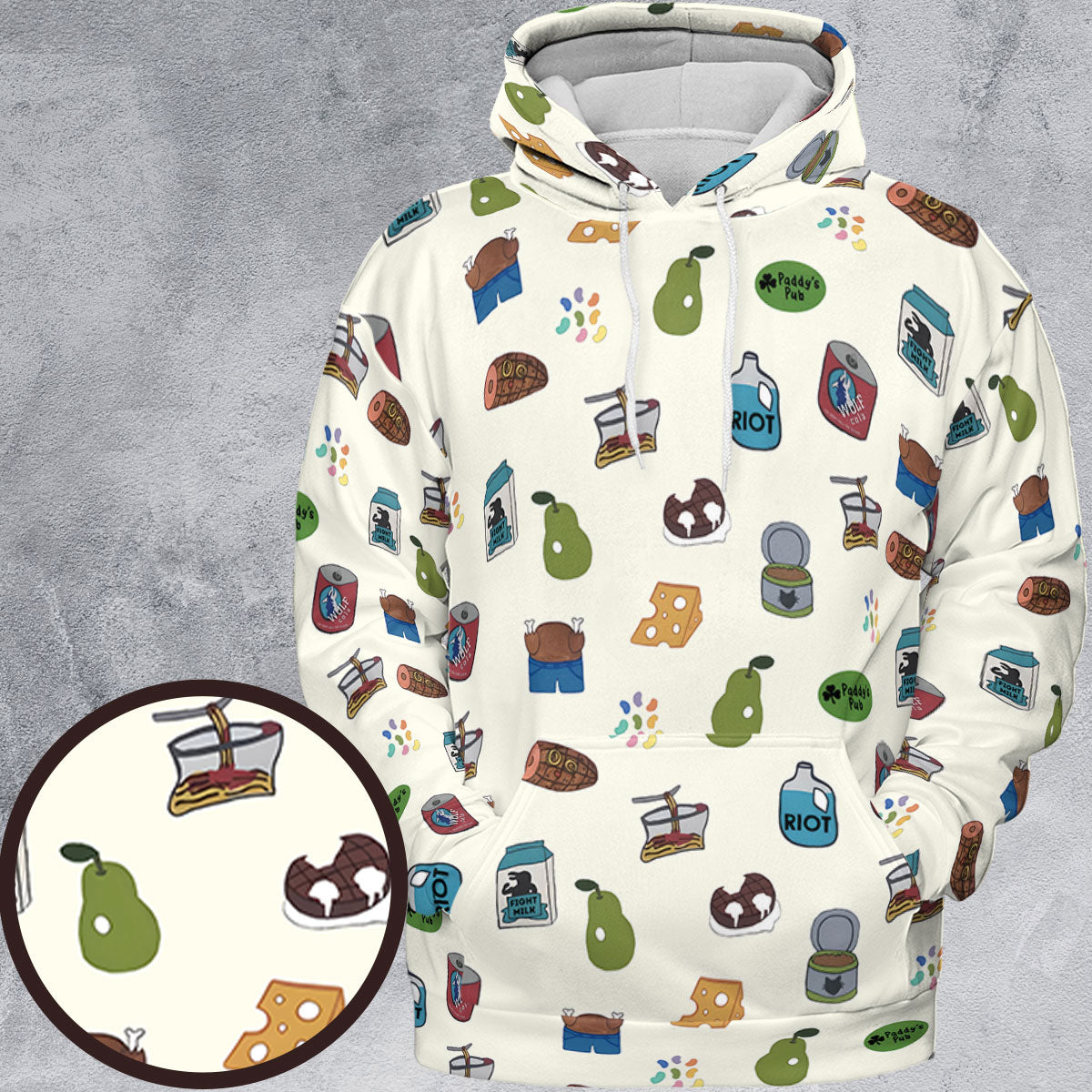 All-over Print Hoodie - 7GA9Q9V4