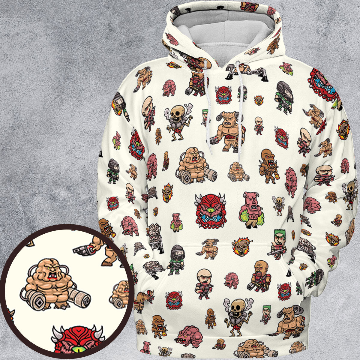 All-over Print Hoodie - Q7M8EJV3