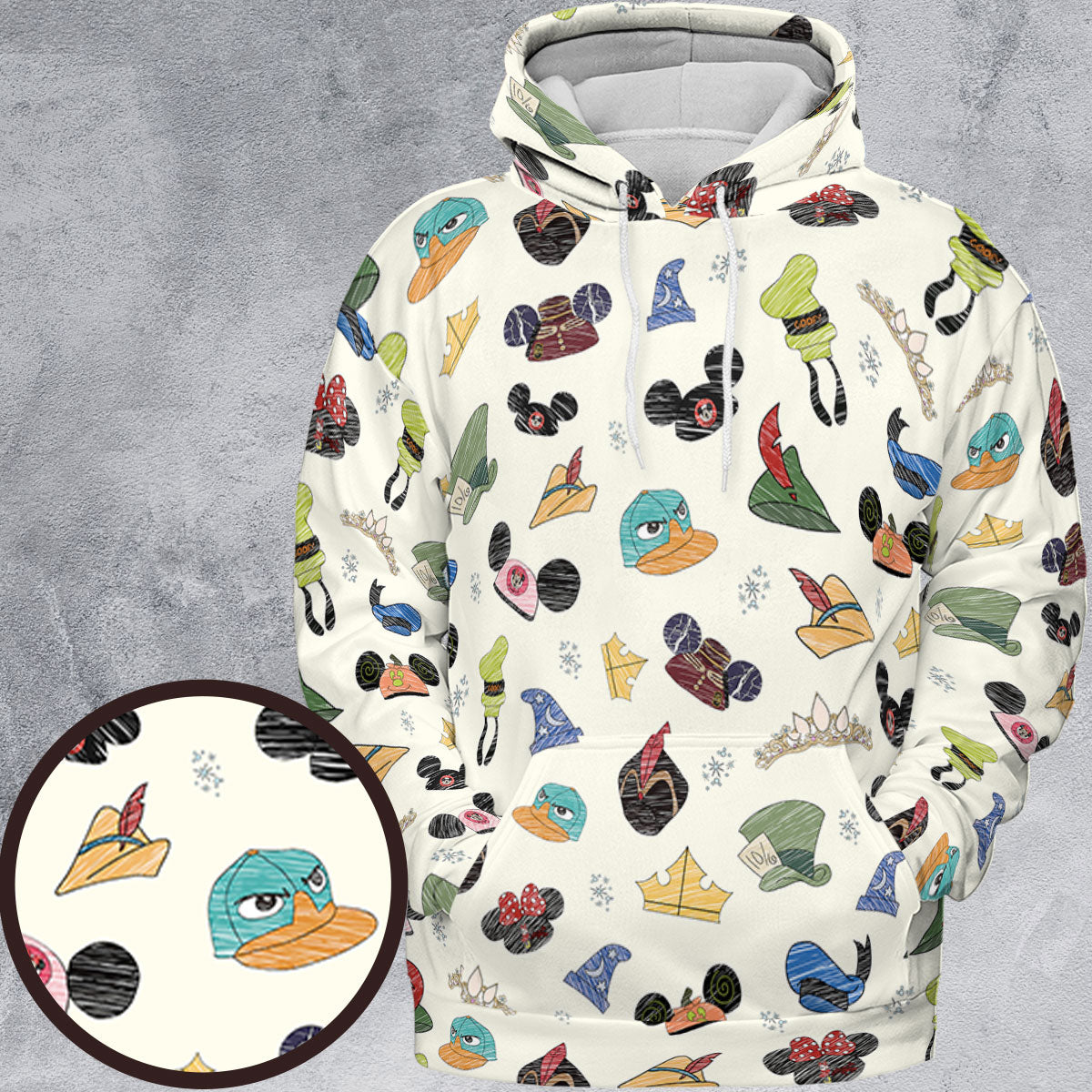 All-over Print Hoodie - ALX18VGQ