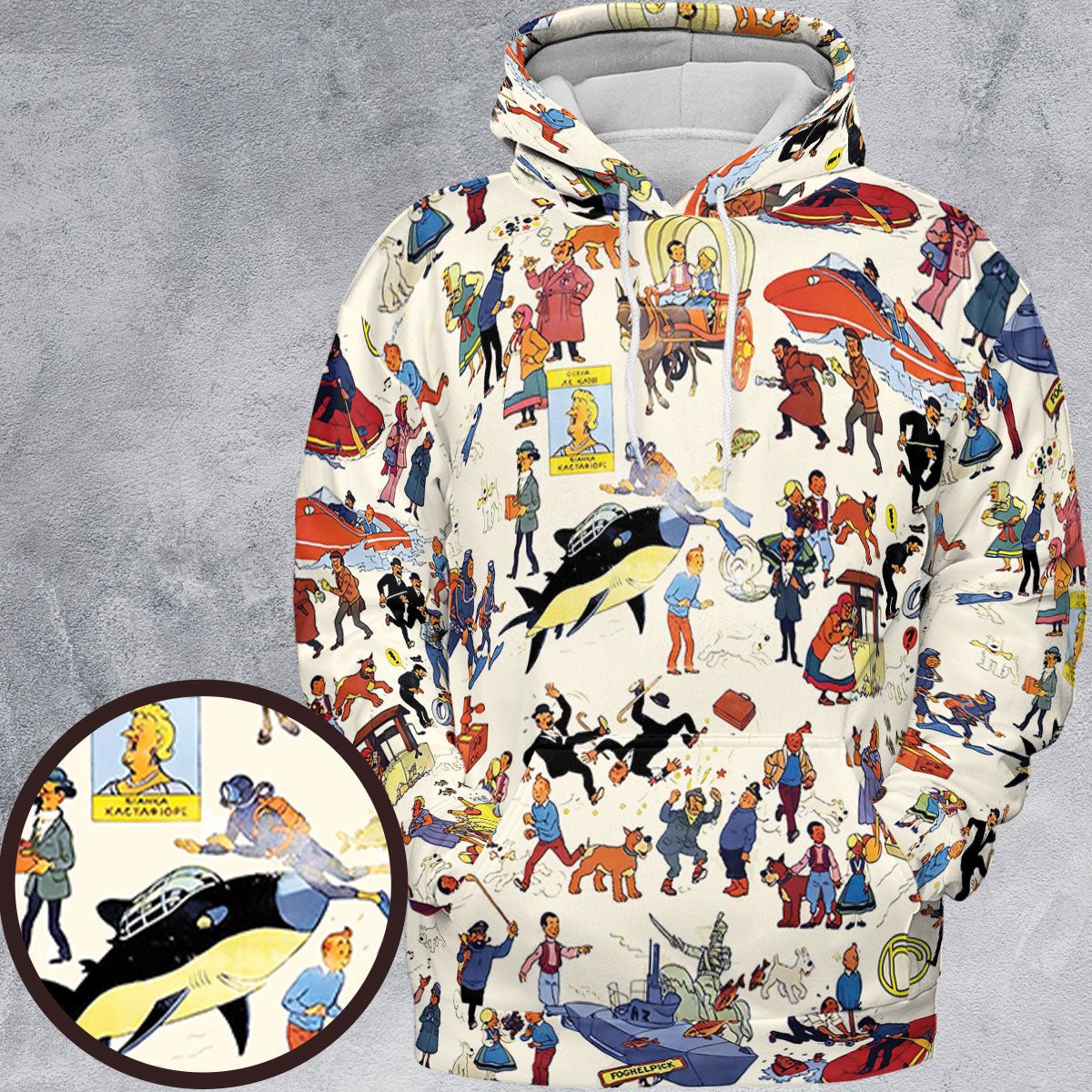 All-over Print Hoodie - R8SQ7YQT