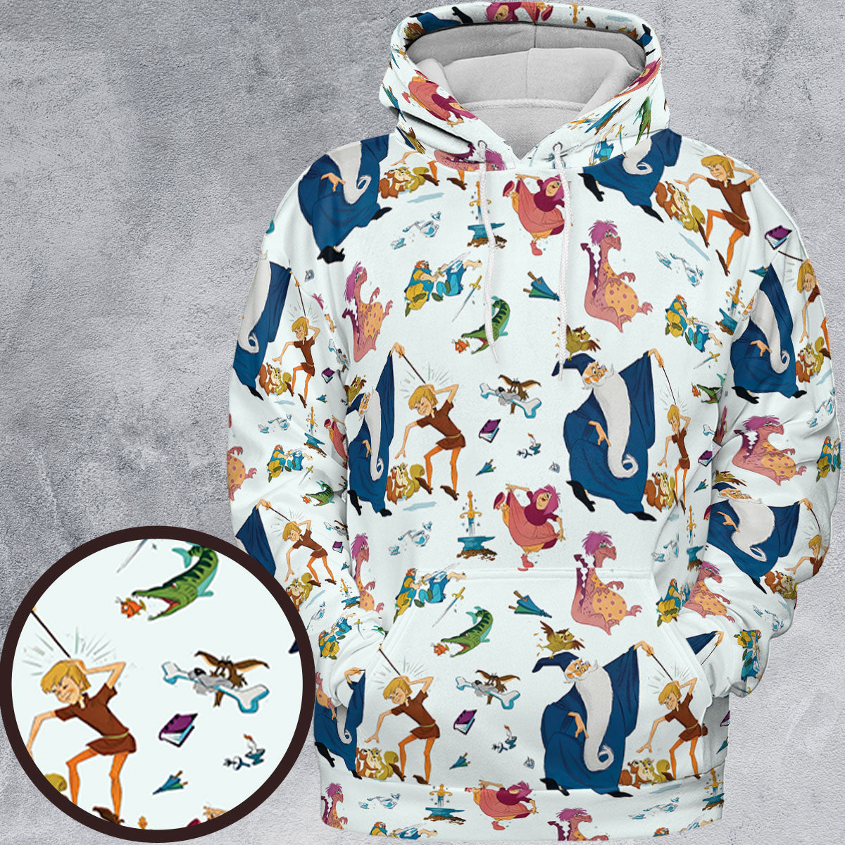 All-over Print Hoodie - 1KUMD46M