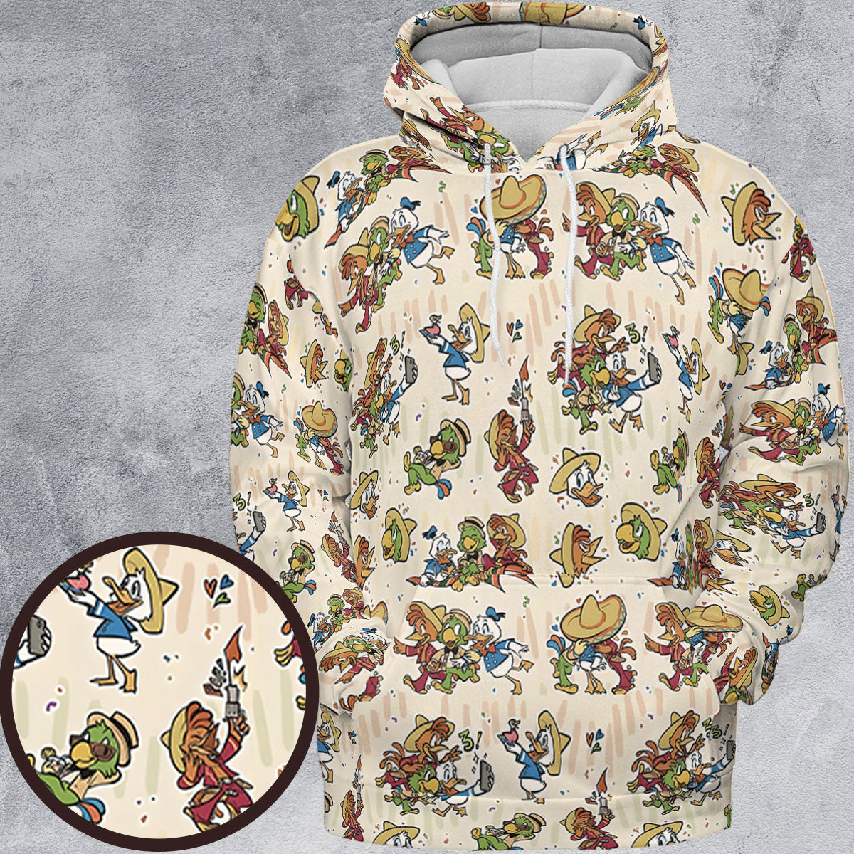 All-over Print Hoodie - J63FXM3Z