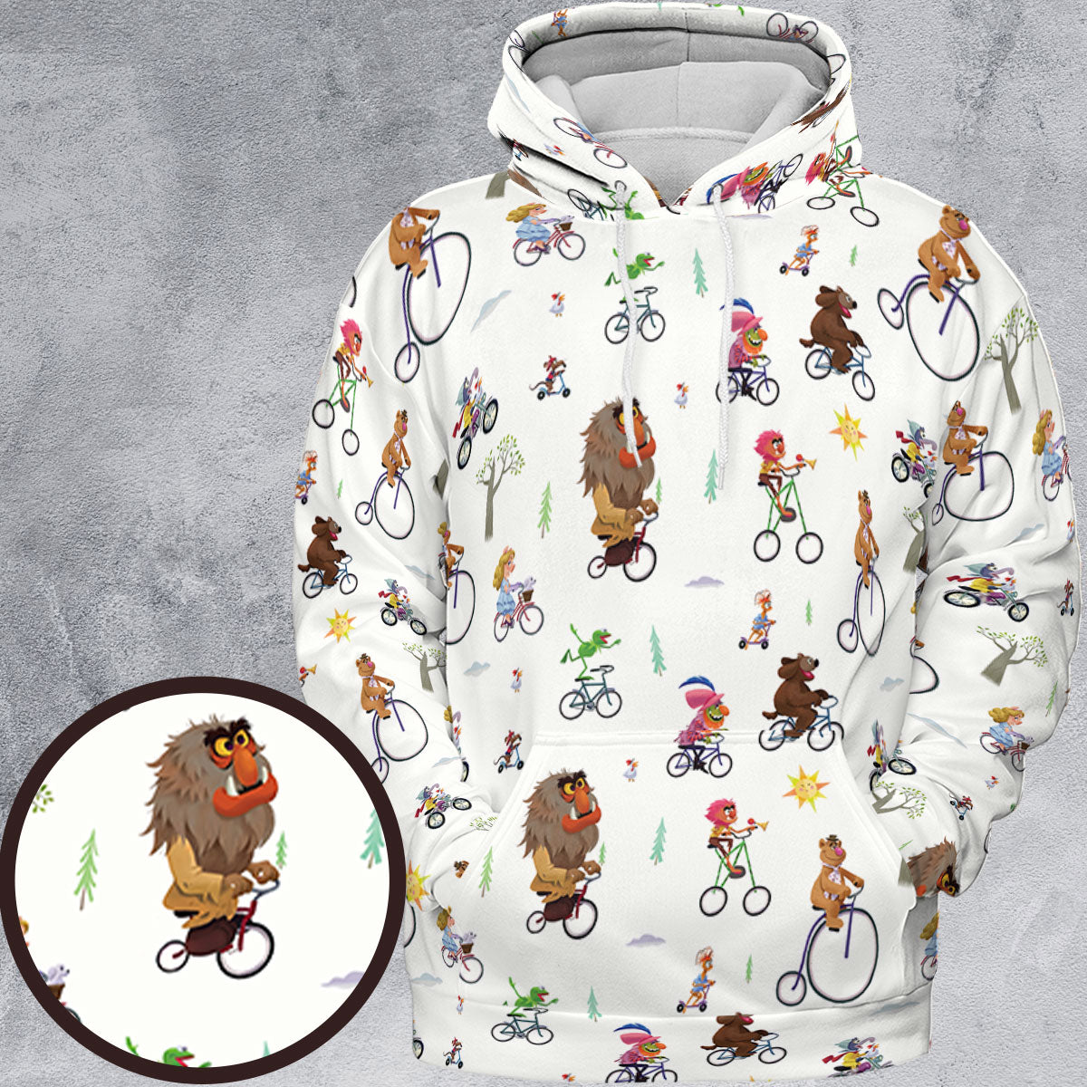All-over Print Hoodie - UMNBXKYX