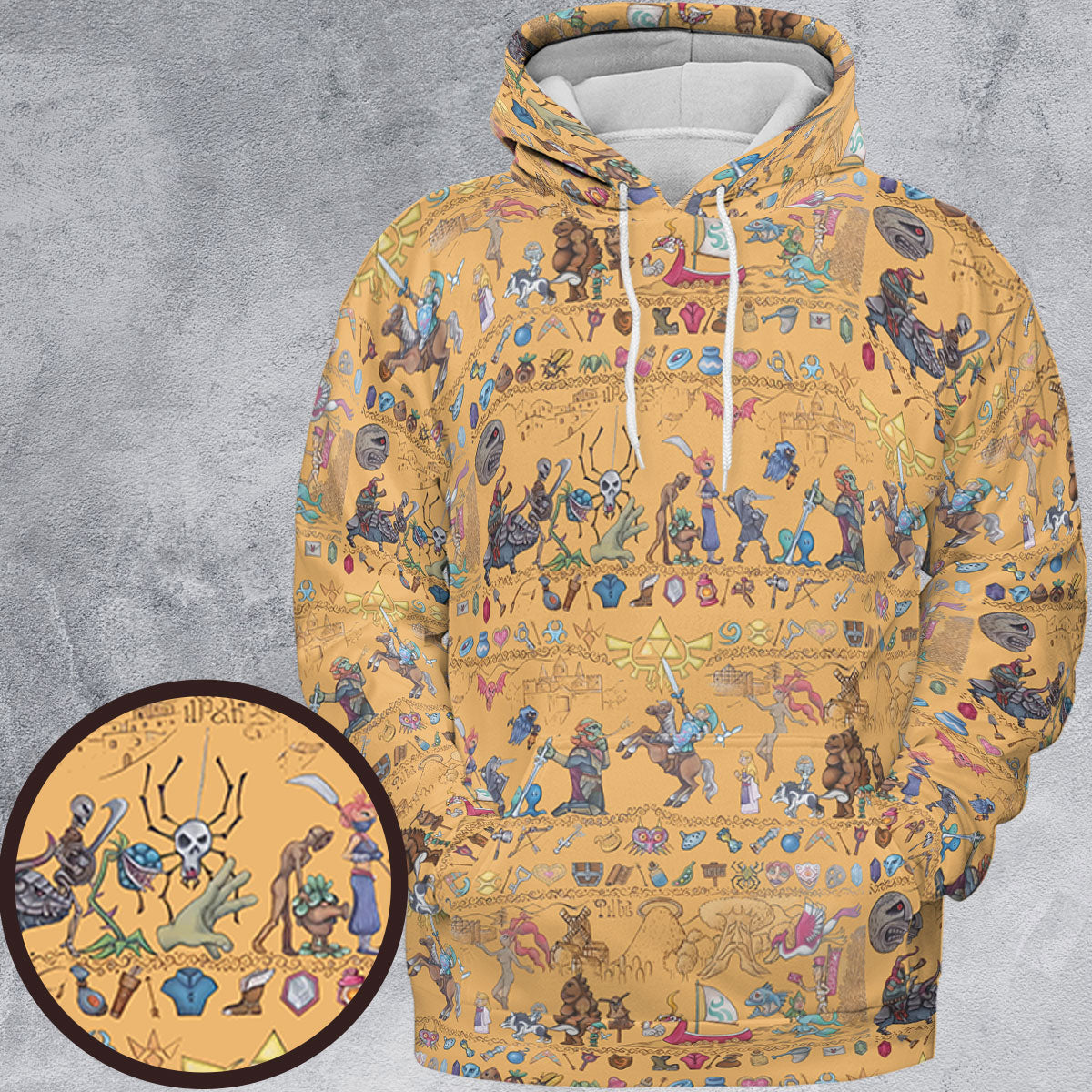 All-over Print Hoodie - EUUC6N2U