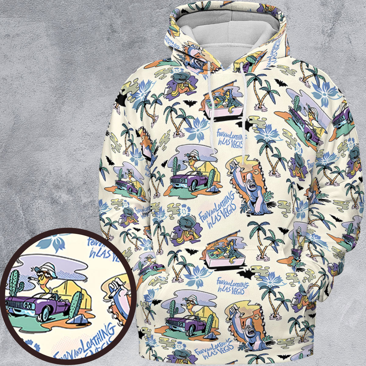 All-over Print Hoodie - GV3UAC3X