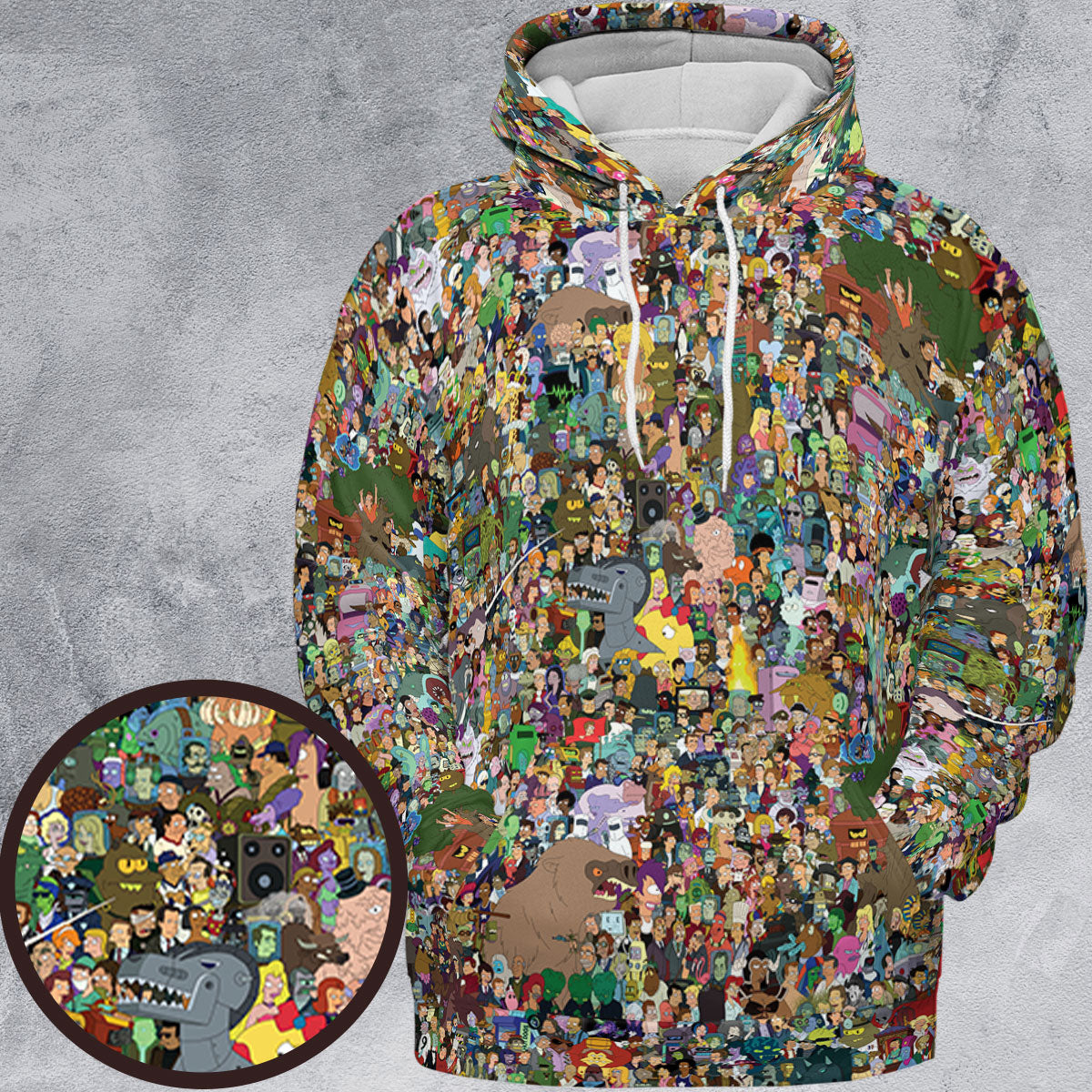 All-over Print Hoodie - F2S4WDQK