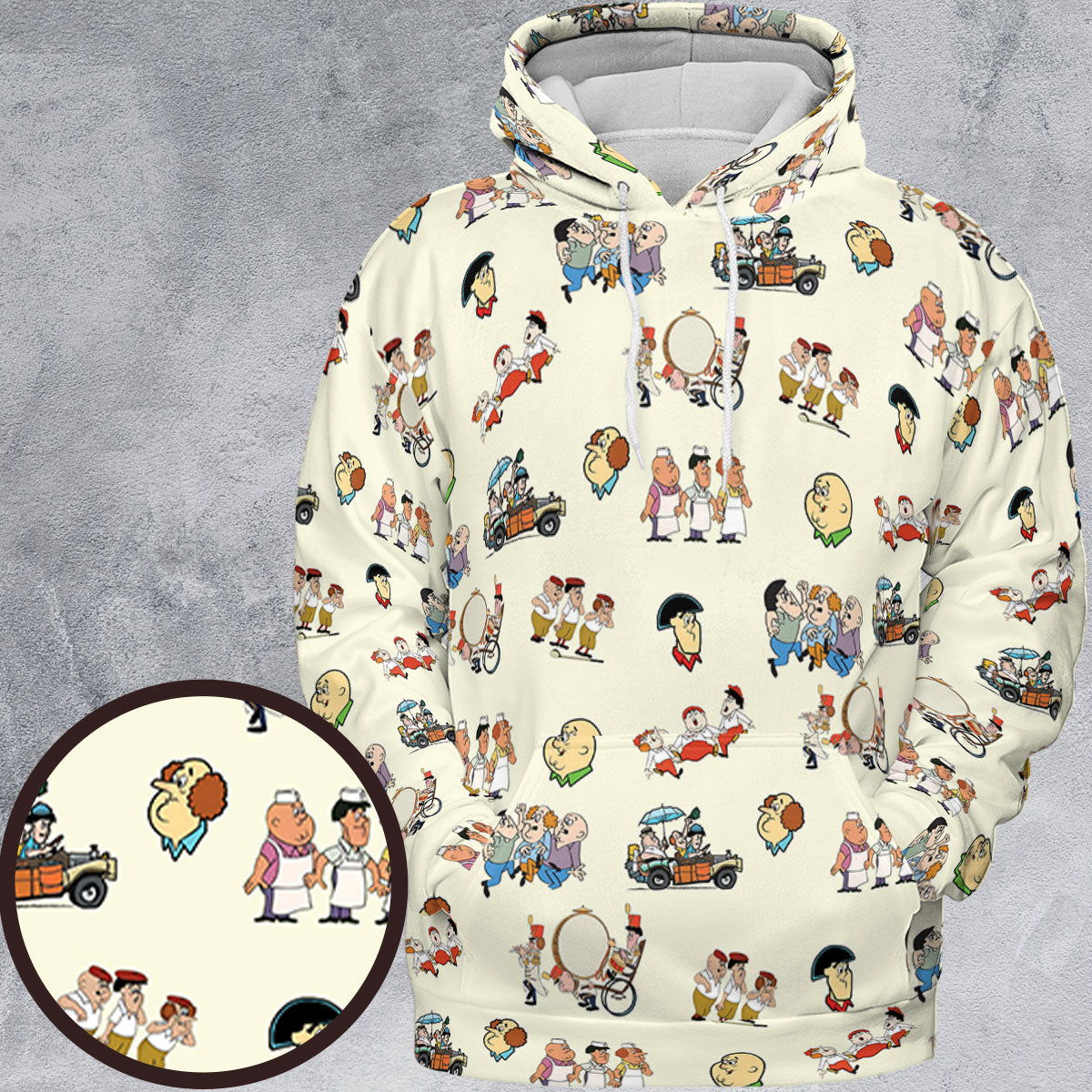 All-over Print Hoodie - 3LURJH7C