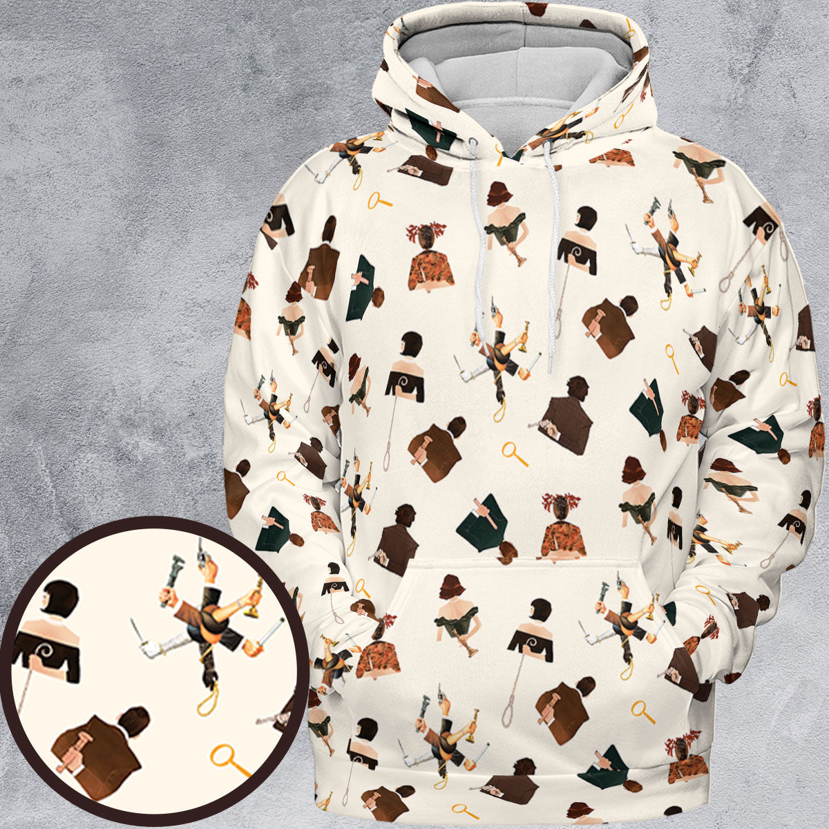 All-over Print Hoodie - 8T2Y2AJ8