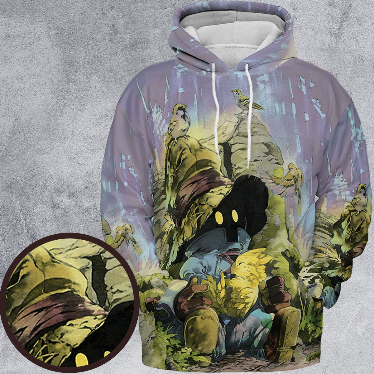 All-over Print Hoodie - WXQATNEB