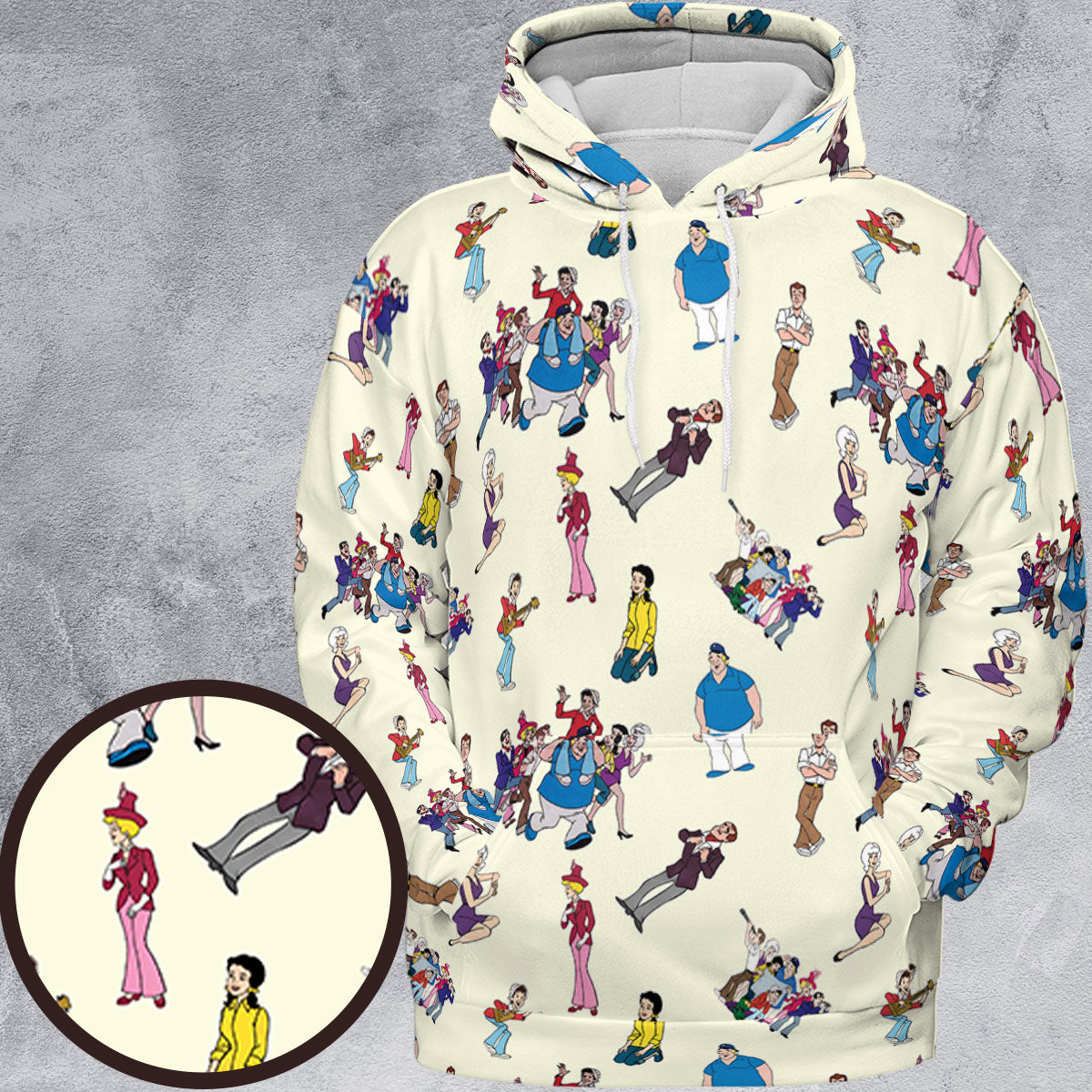 All-over Print Hoodie - 9232251M