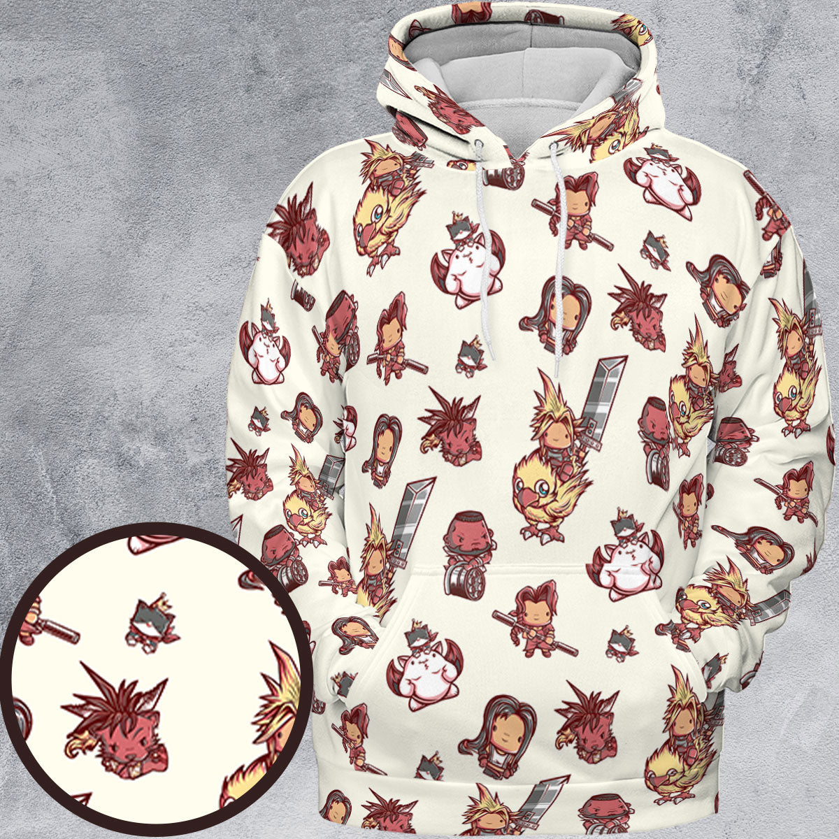 All-over Print Hoodie - 76NMC5DN
