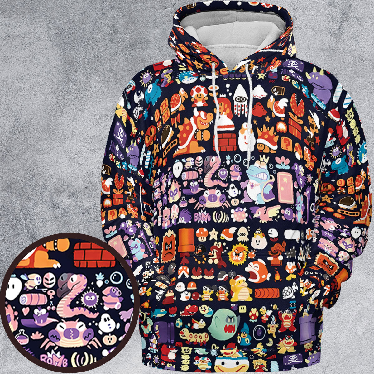All-over Print Hoodie - SQND937B