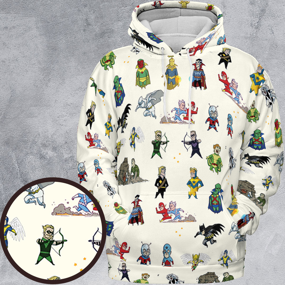 All-over Print Hoodie - 1JTRJXM6