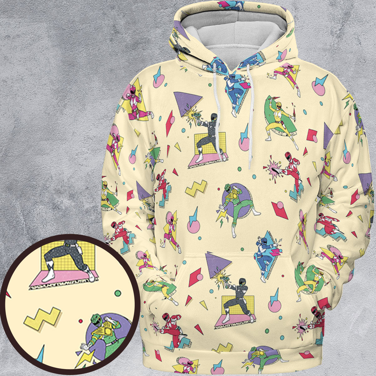 All-over Print Hoodie - HEVRRFDE