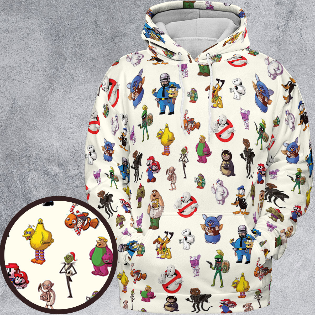 All-over Print Hoodie - FLK41264