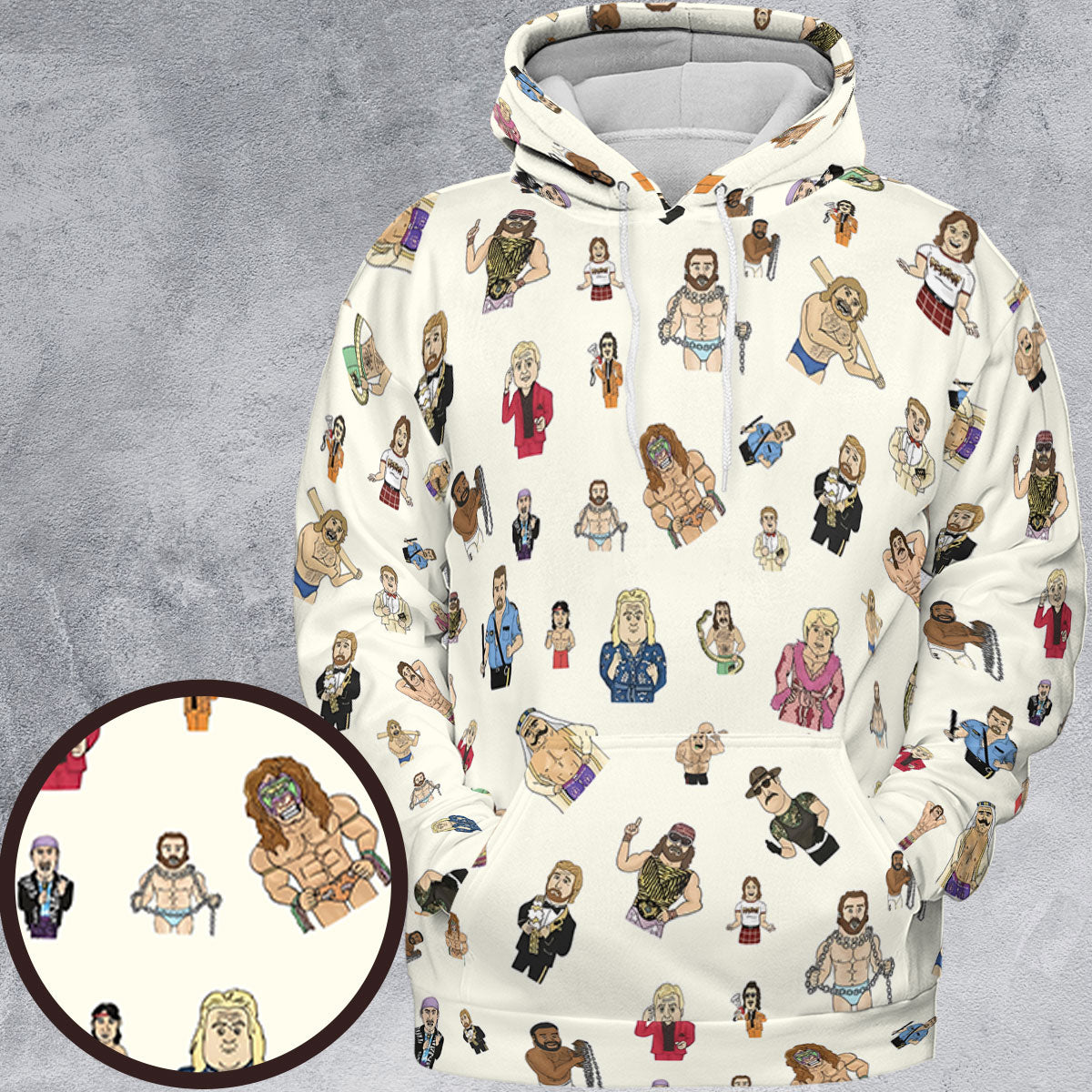 All-over Print Hoodie - W6UNZNGZ