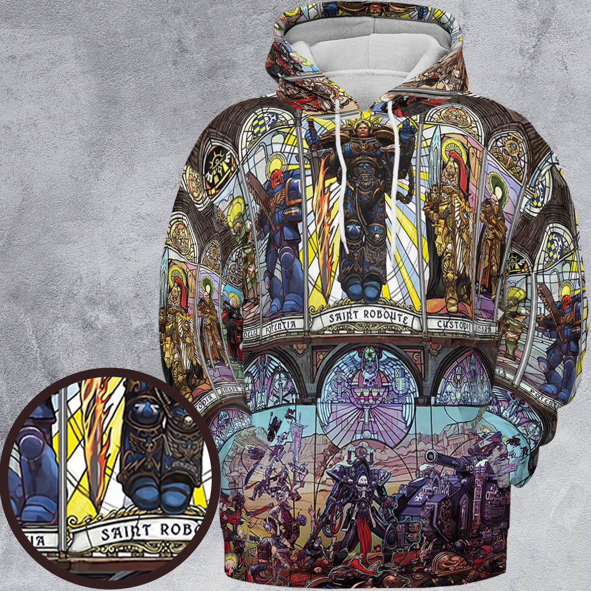 All-over Print Hoodie - DVZEKUF7