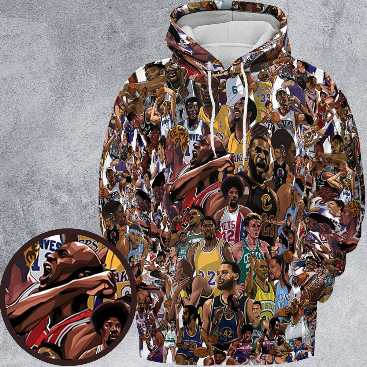 All-over Print Hoodie - 52WWC9MU