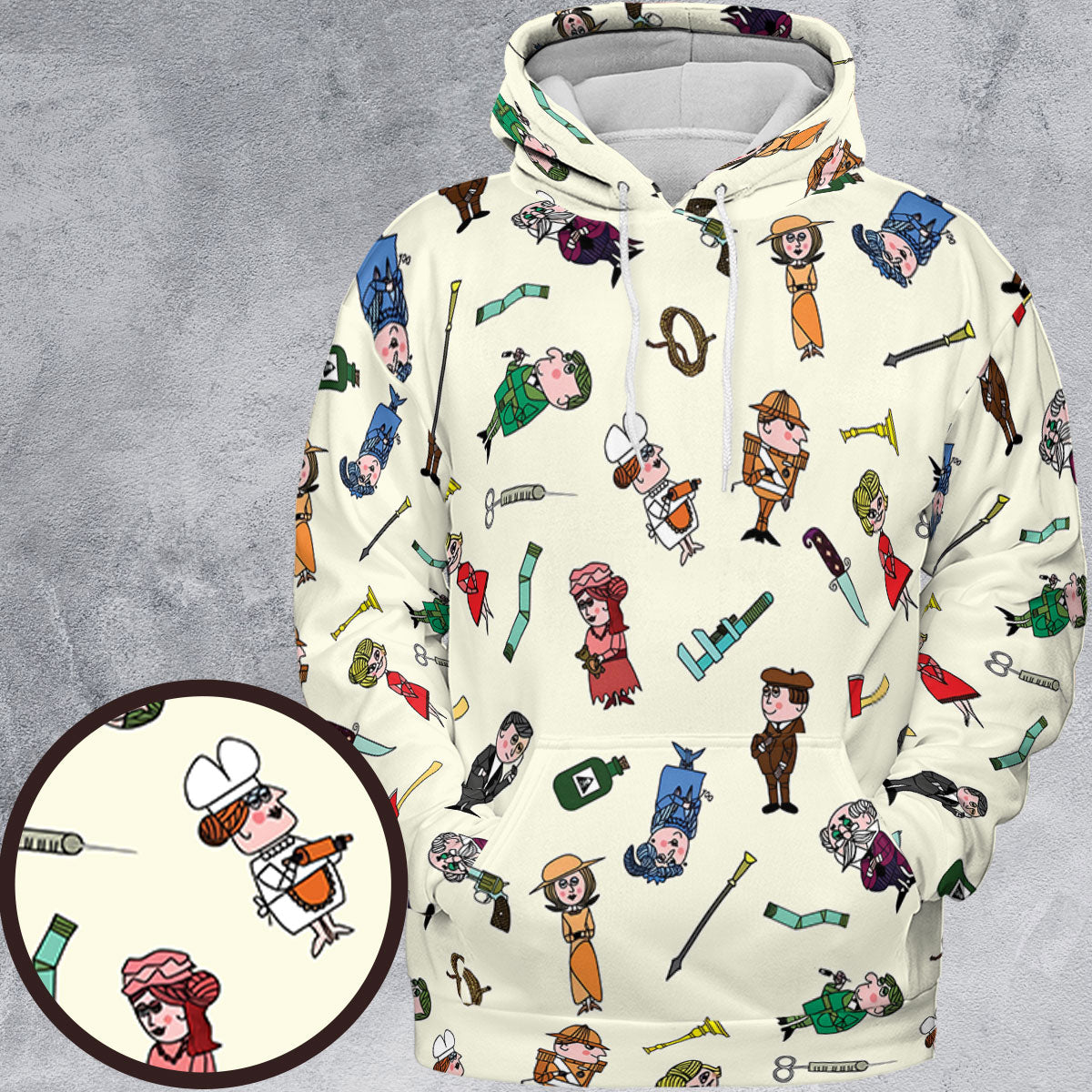 All-over Print Hoodie - FPE1GZ8V