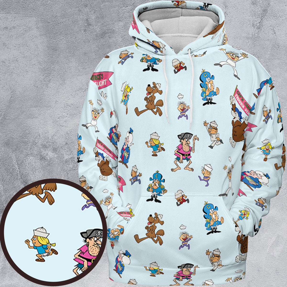 All-over Print Hoodie - D2K7VRXQ