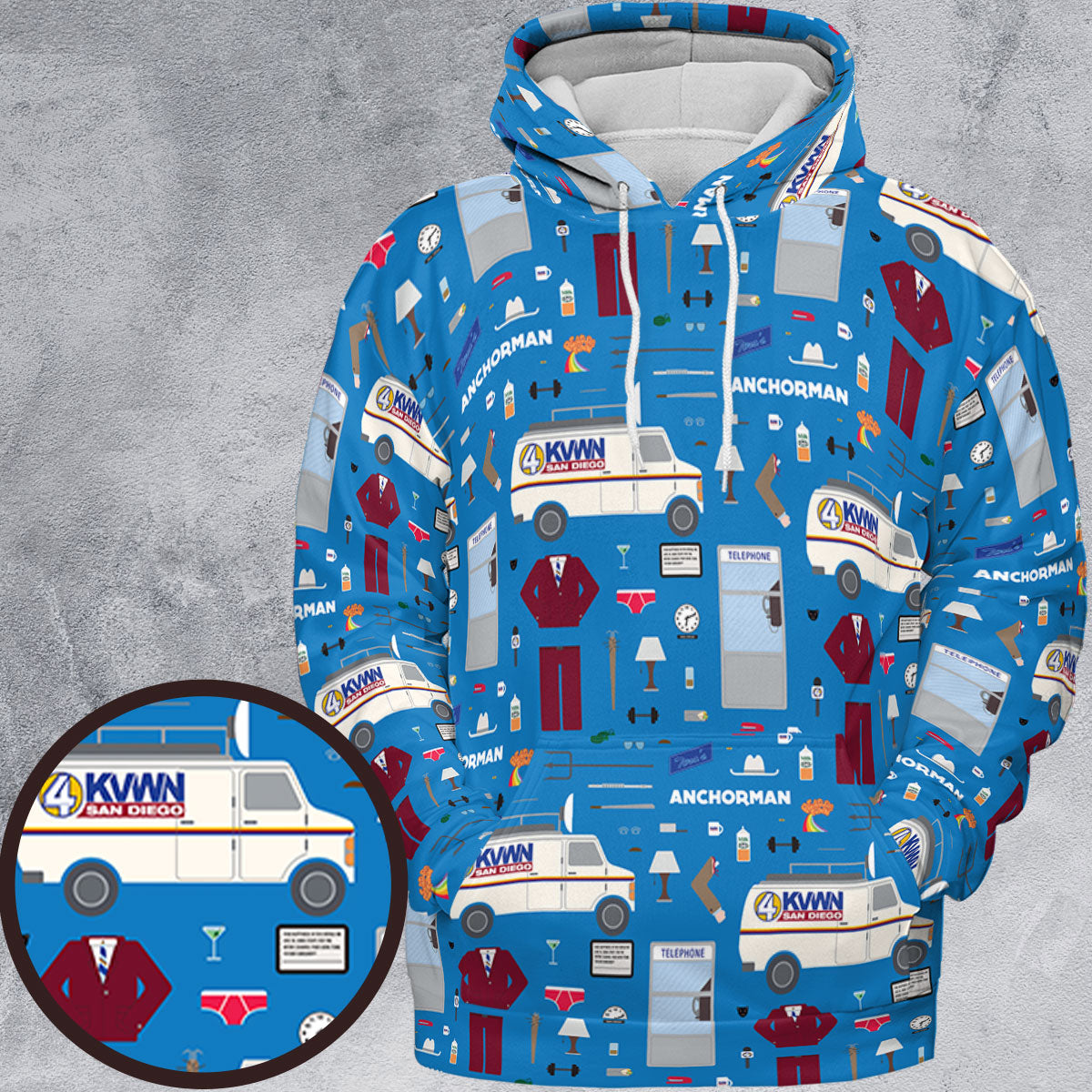 All-over Print Hoodie - 5779EP7S