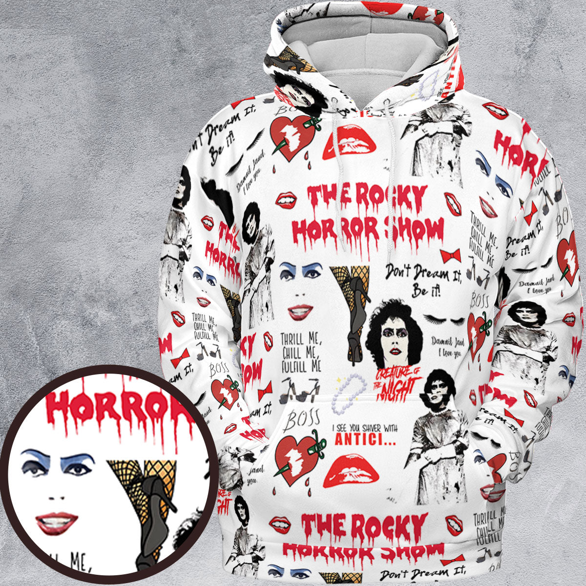 All-over Print Hoodie - 14HTKBL5