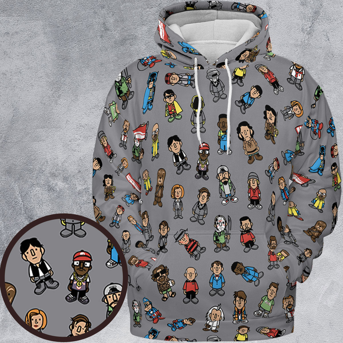 All-over Print Hoodie - 868PAVVU