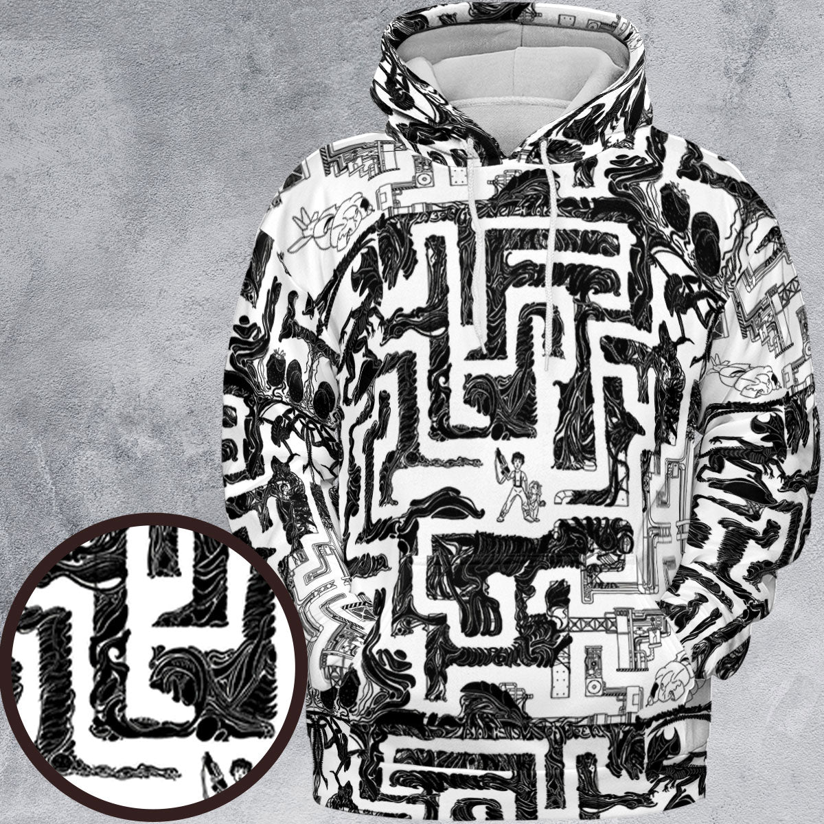 All-over Print Hoodie - T9Q2EU3V