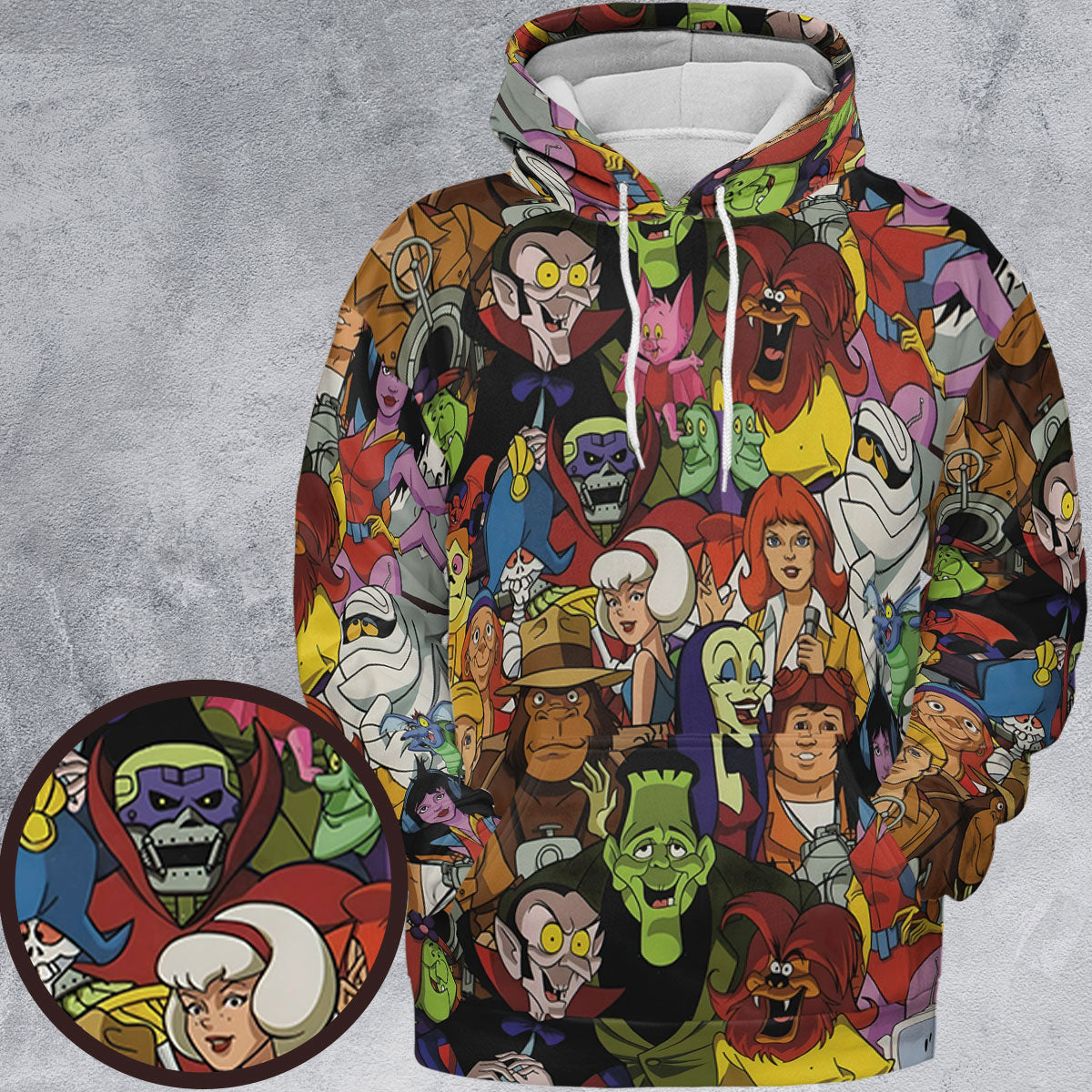 All-over Print Hoodie - KVLZZEDA