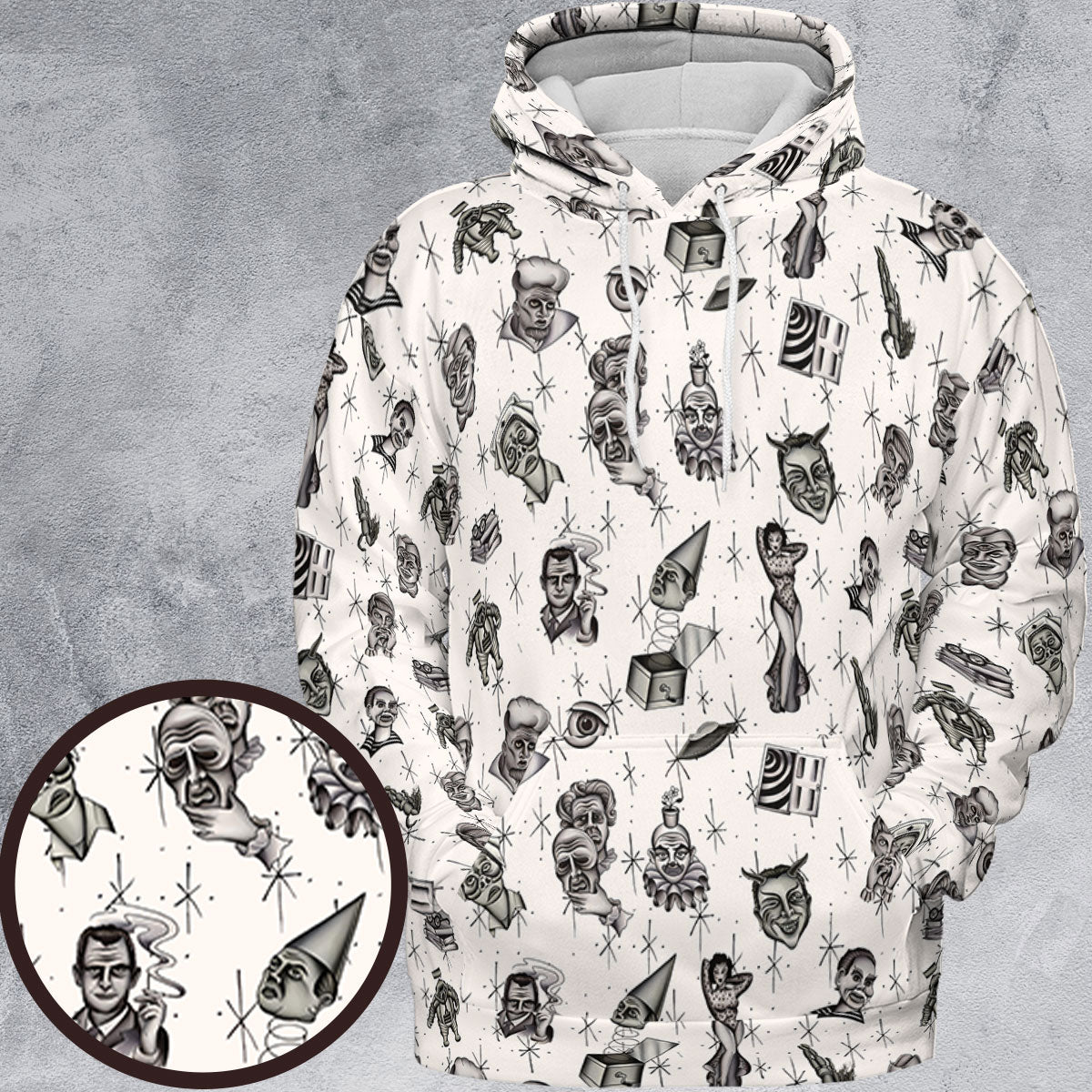 All-over Print Hoodie - KRT1LS91