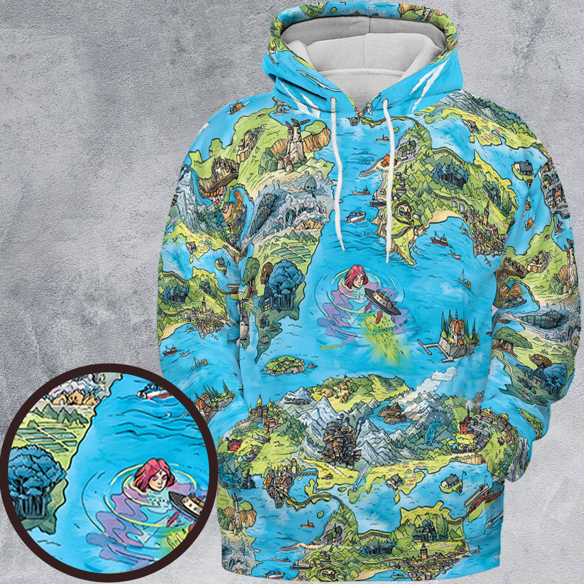 All-over Print Hoodie - D7FVDQHJ