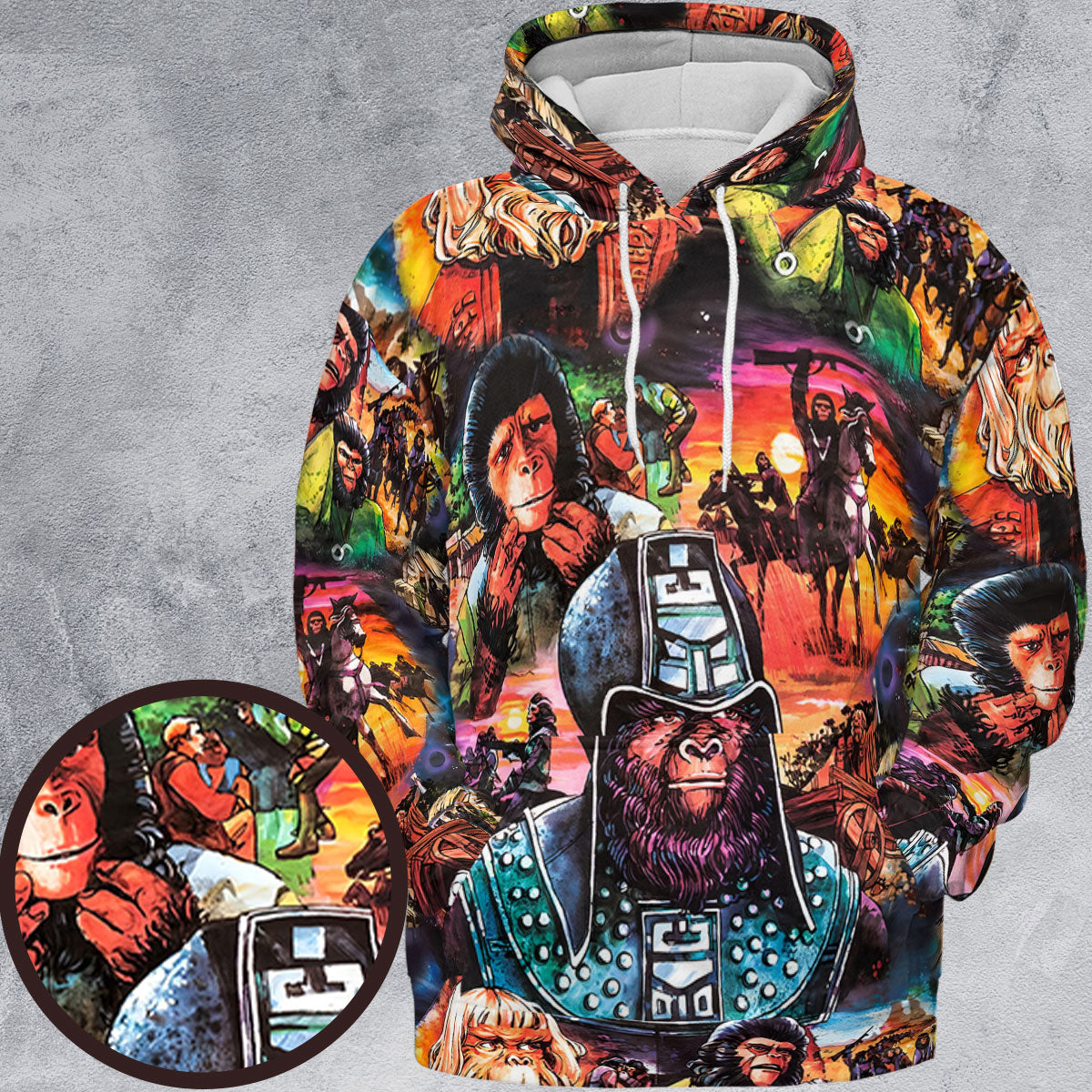 All-over Print Hoodie - 89HTFBLM