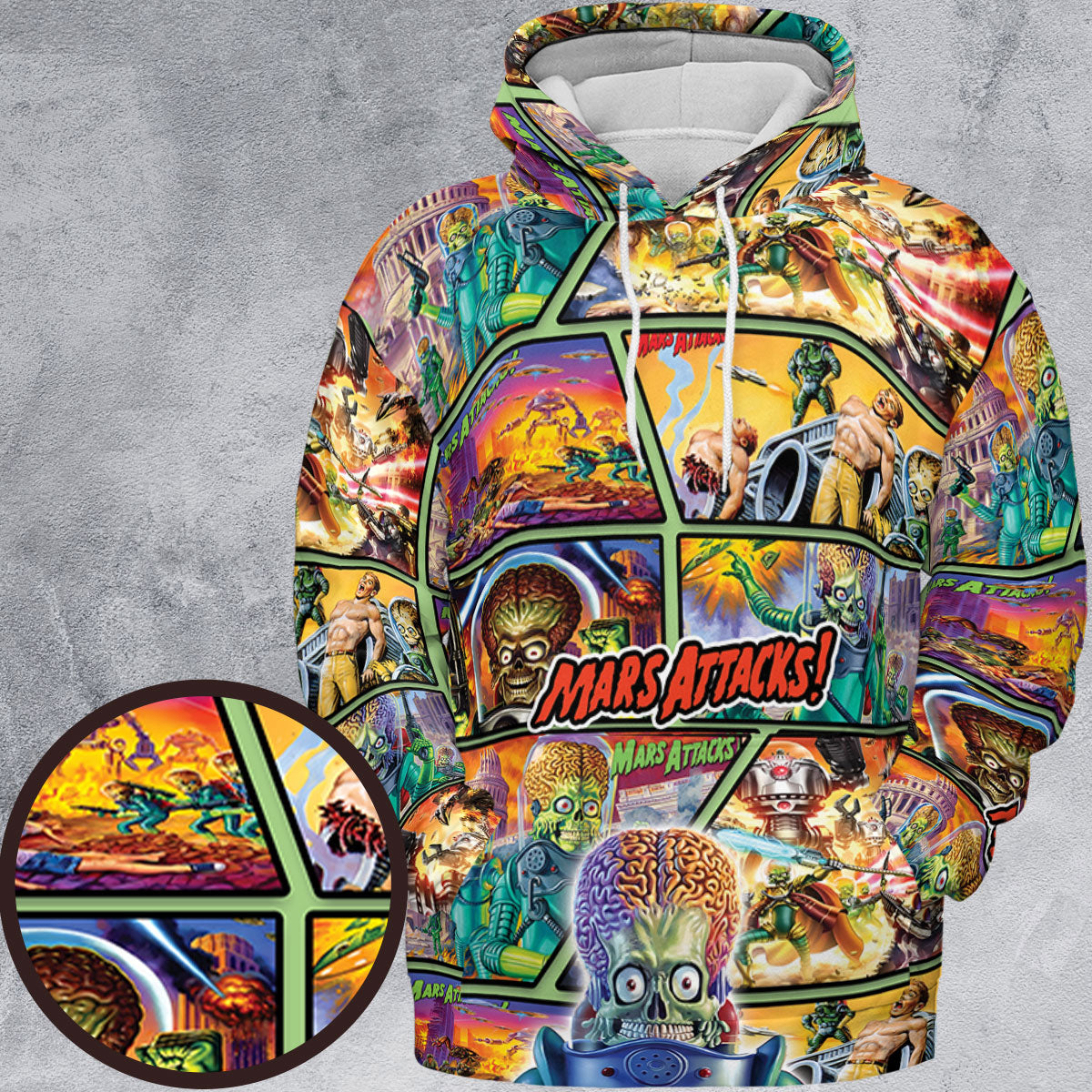 All-over Print Hoodie - PSNVJLYP